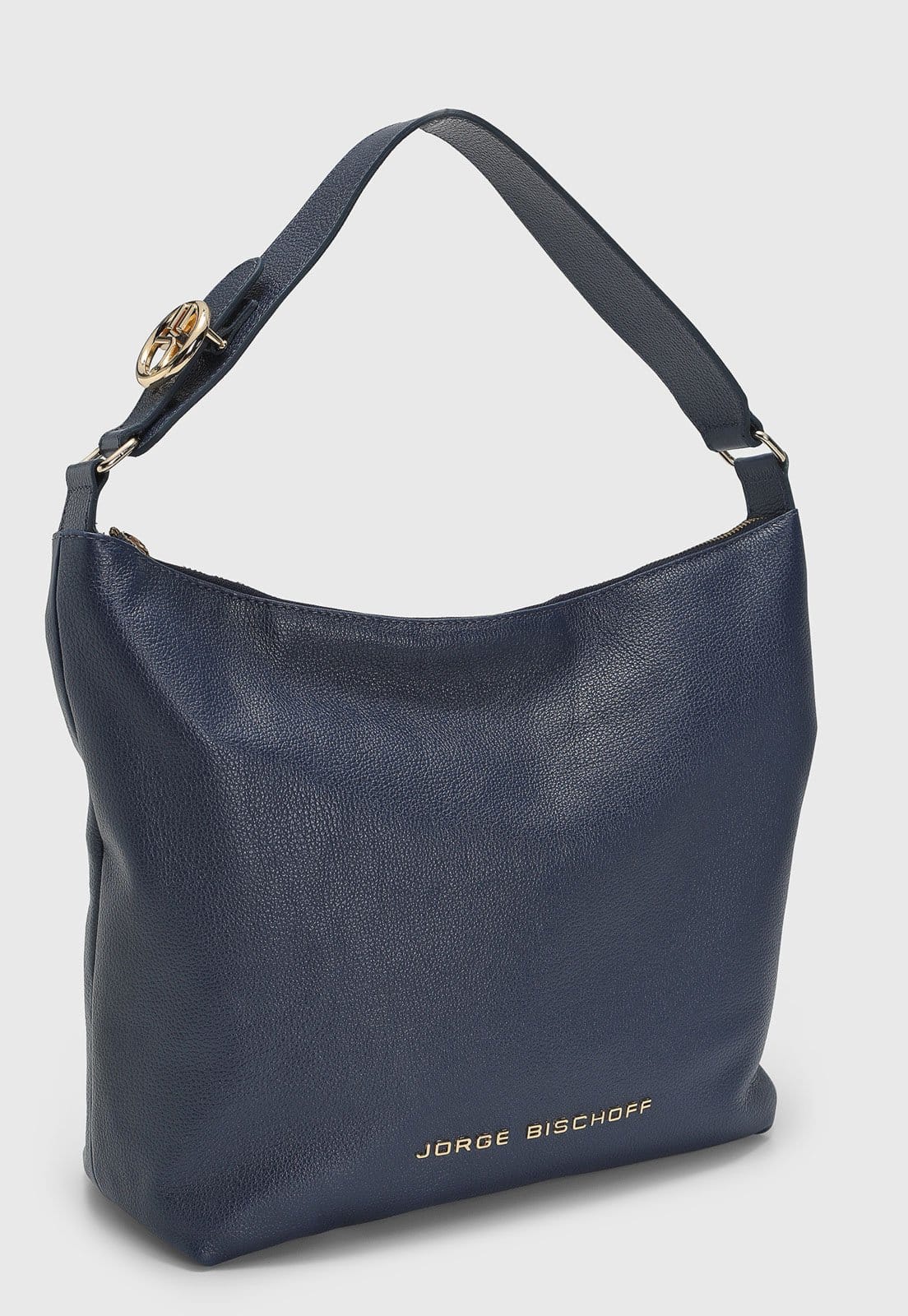 Vista 2 Bolsa Feminina Jorge Bischoff Logo Alça Jorge Bischoff azul marinho
