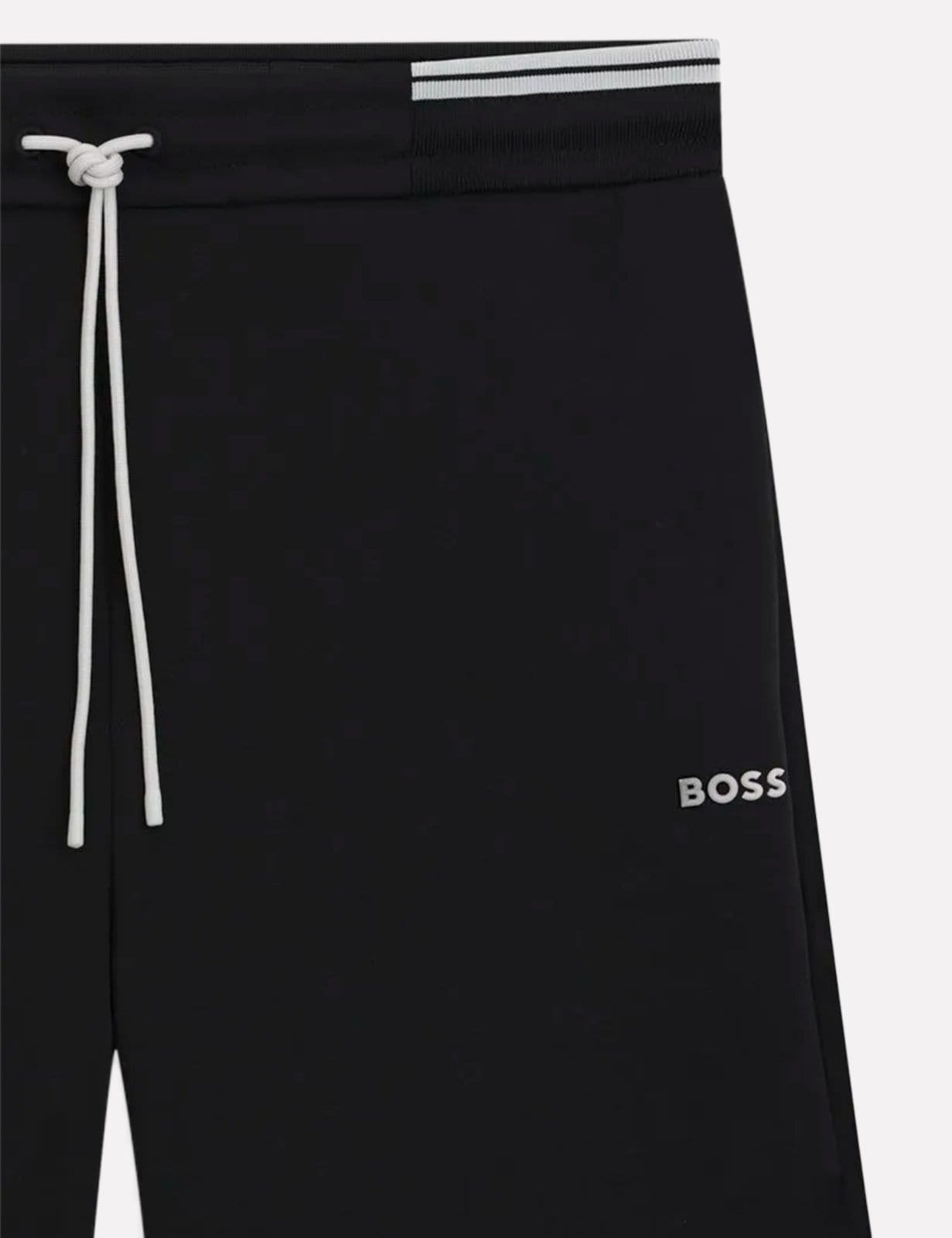 Vista 2 Bermuda Hugo Boss Masculina Regular Moletom Zone Preta Hugo Boss preto