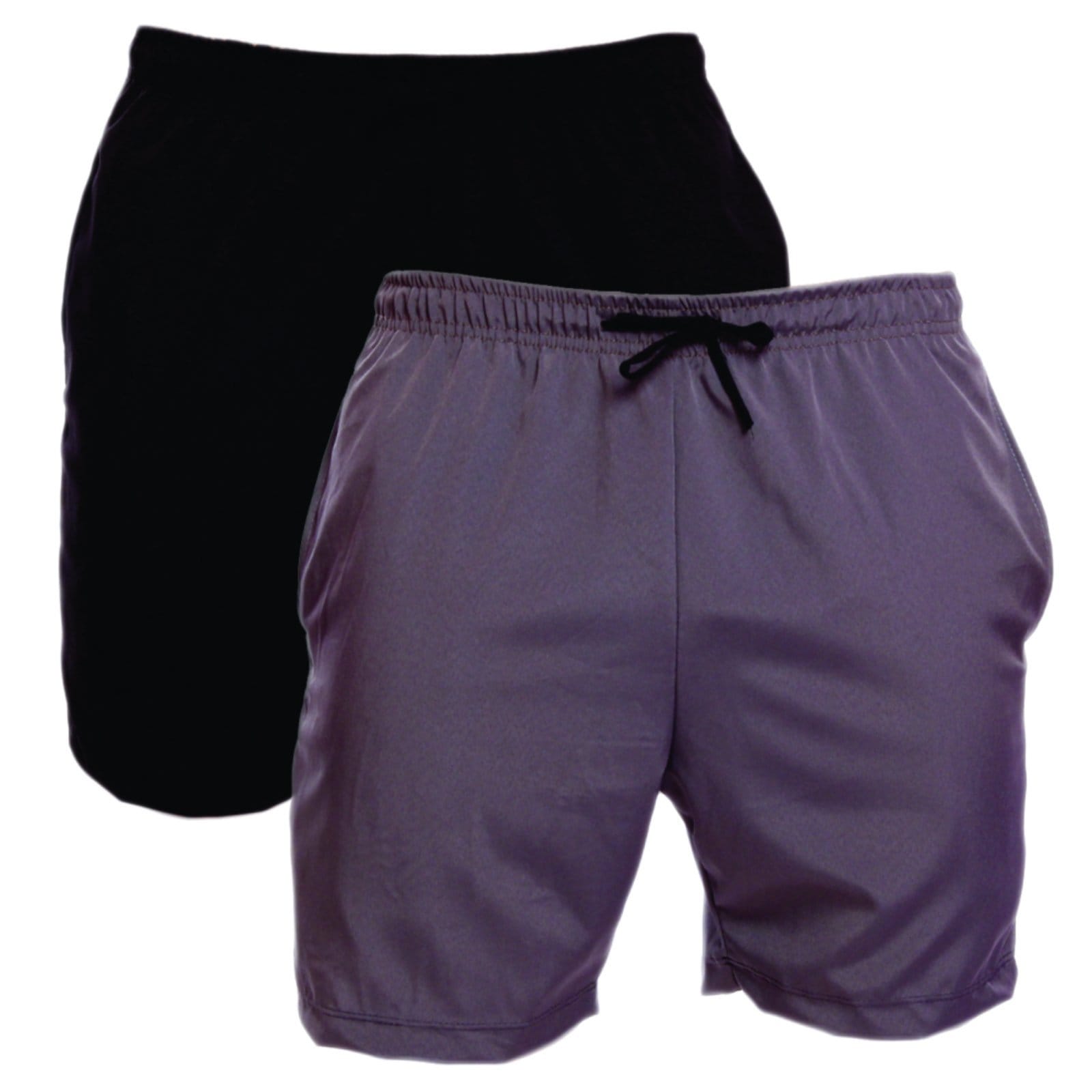 Kit 2 Shorts Tactel Masculino Adulto Estilo Mauricinho Praia Piscina Cinza
