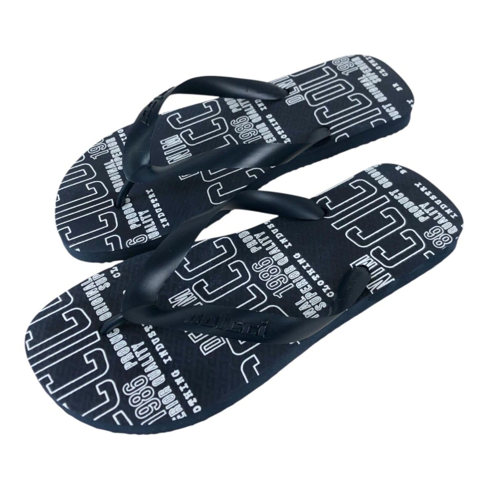 Vista 2 Chinelo Masc Denim 1986 Colcci Azul Darkness Colcci azul denim