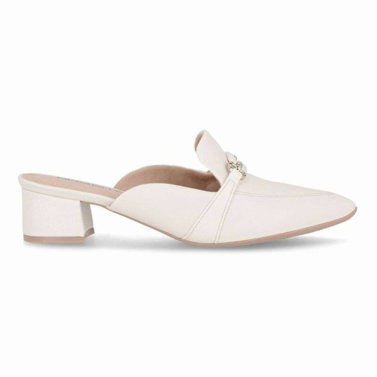 Tamanco Piccadilly Mule - Feminino - Off white