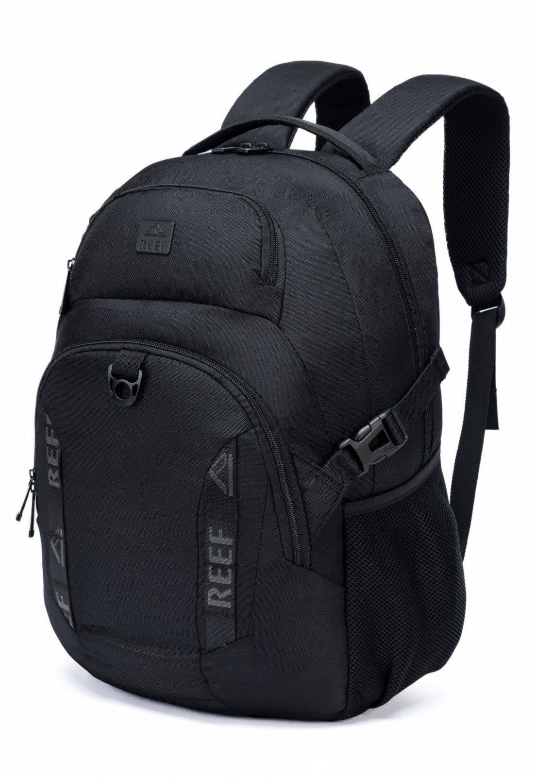 Vista 2 Mochila Reef Escolar Trabalho Faculdade Reforçada Resistente Reef preto