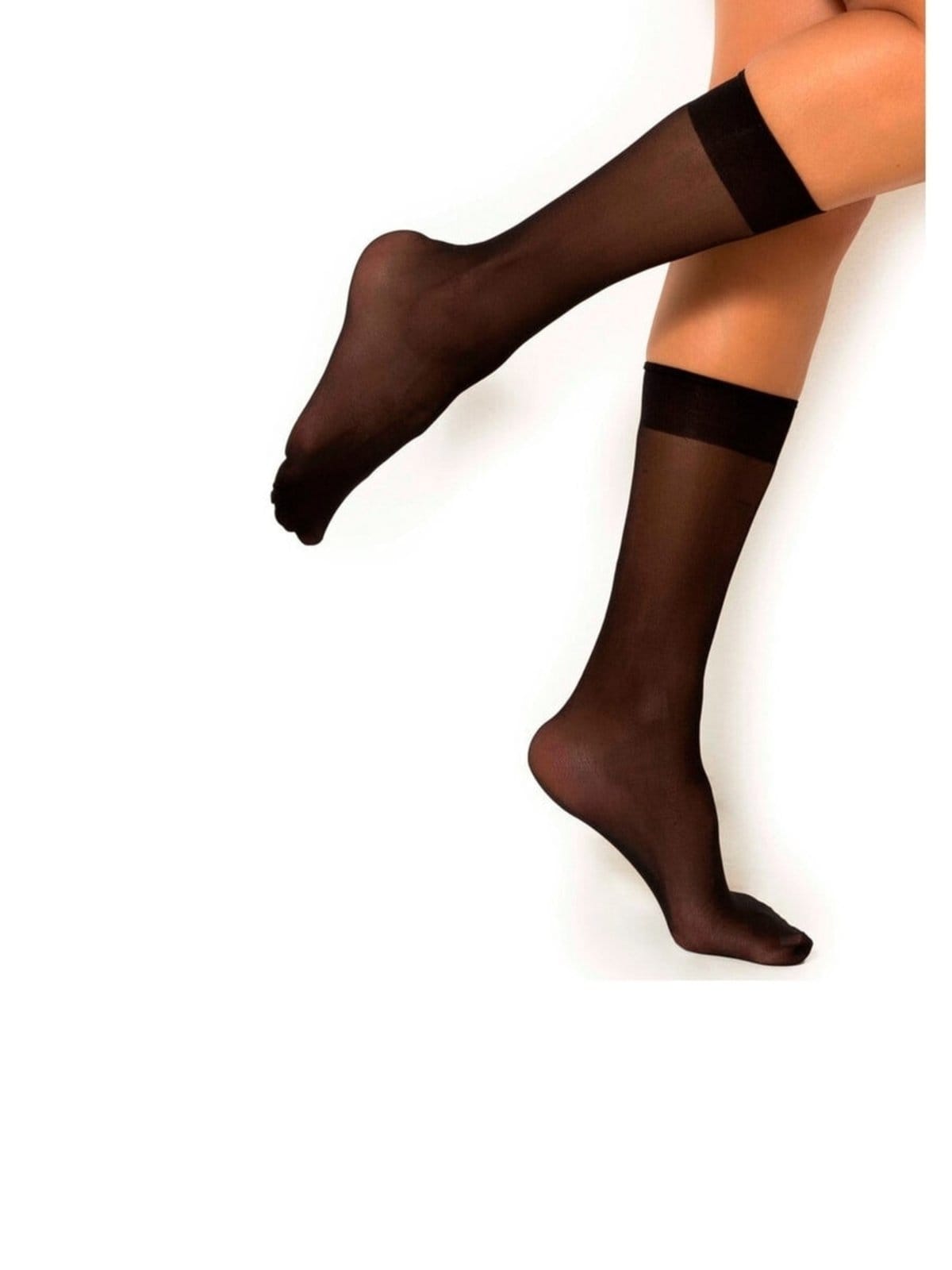 Vista 2 Kit com 3 Meias 3/4 Fio 20 Trifil 6106 TRIFIL preto