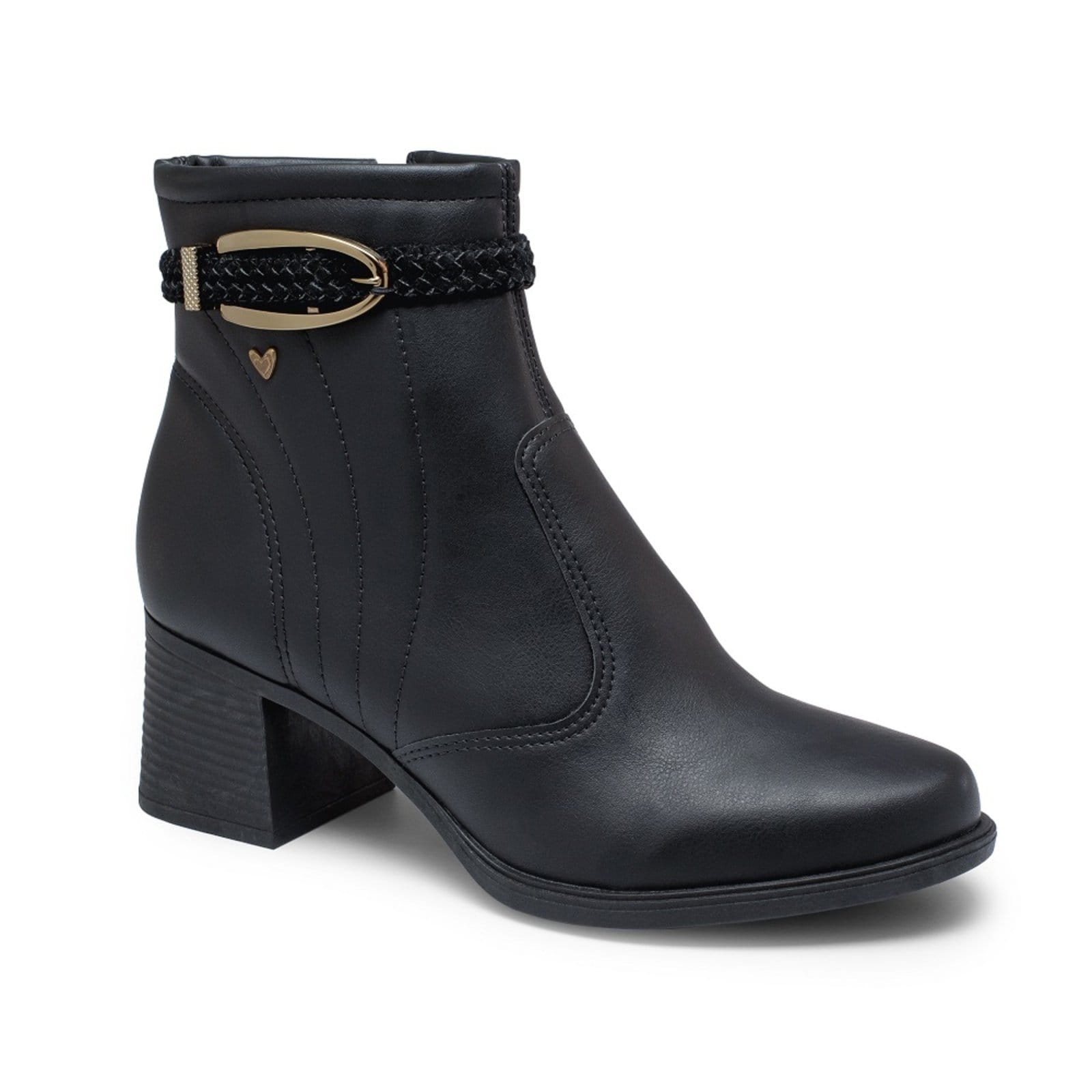 Bota Cano Curto Mississipi MC851 Feminina - Preta