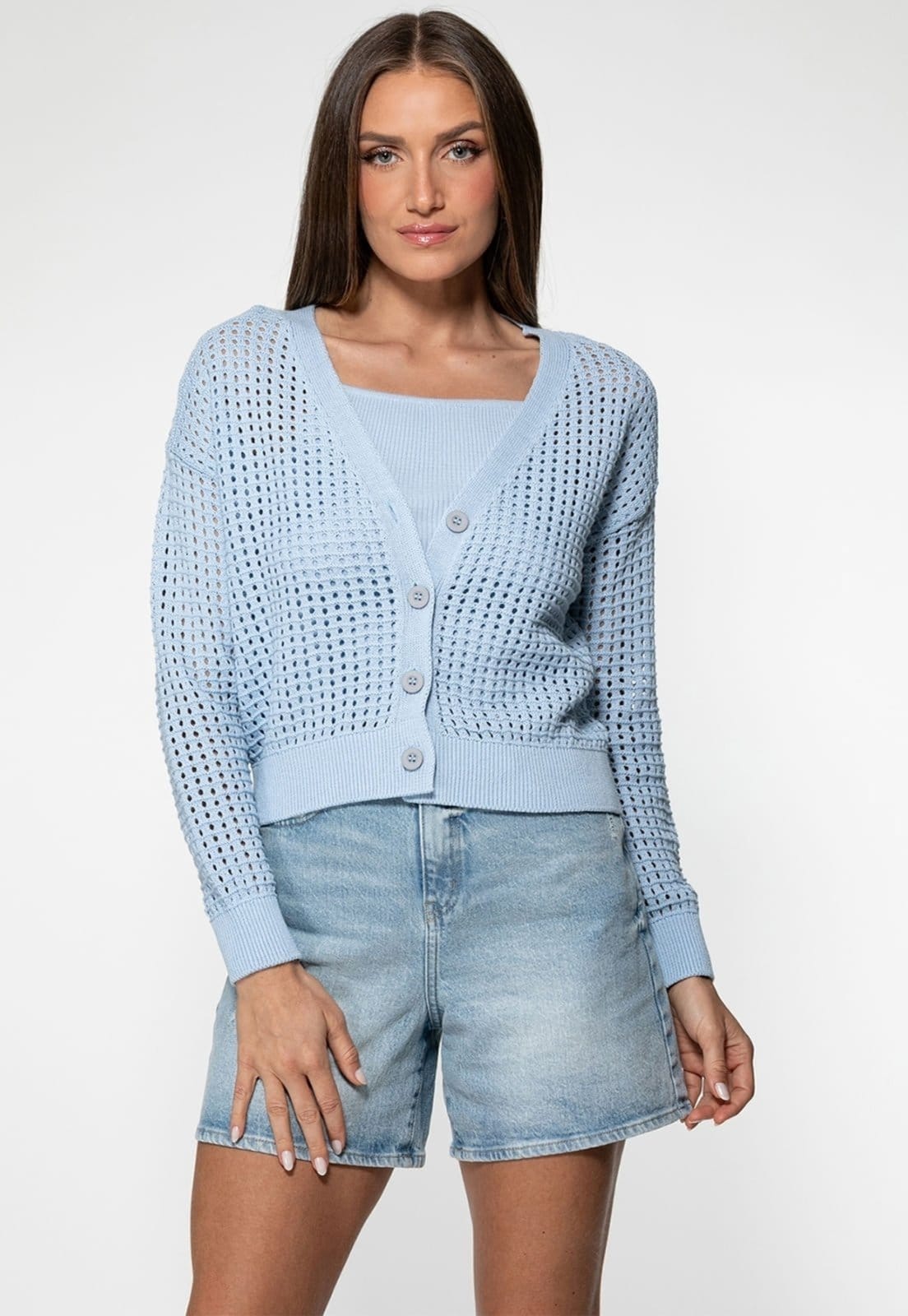 Cardigan Guess Tricot Vazado
