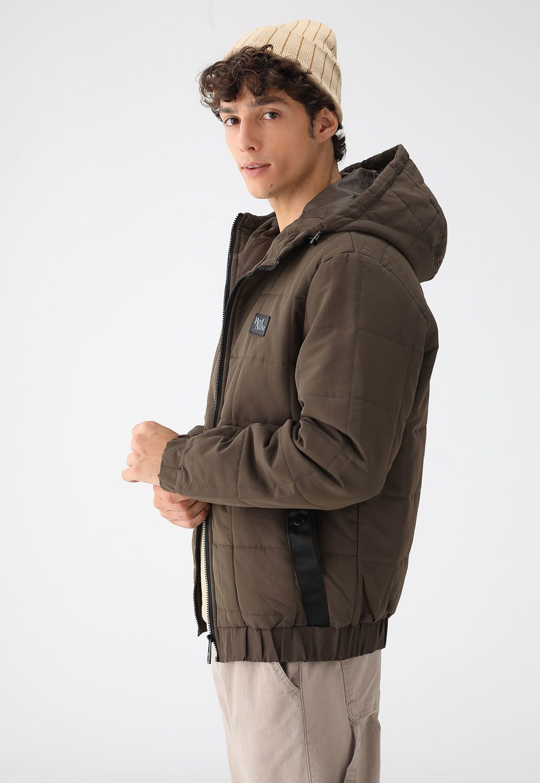 Jaqueta Red Nose com Capuz Marrom