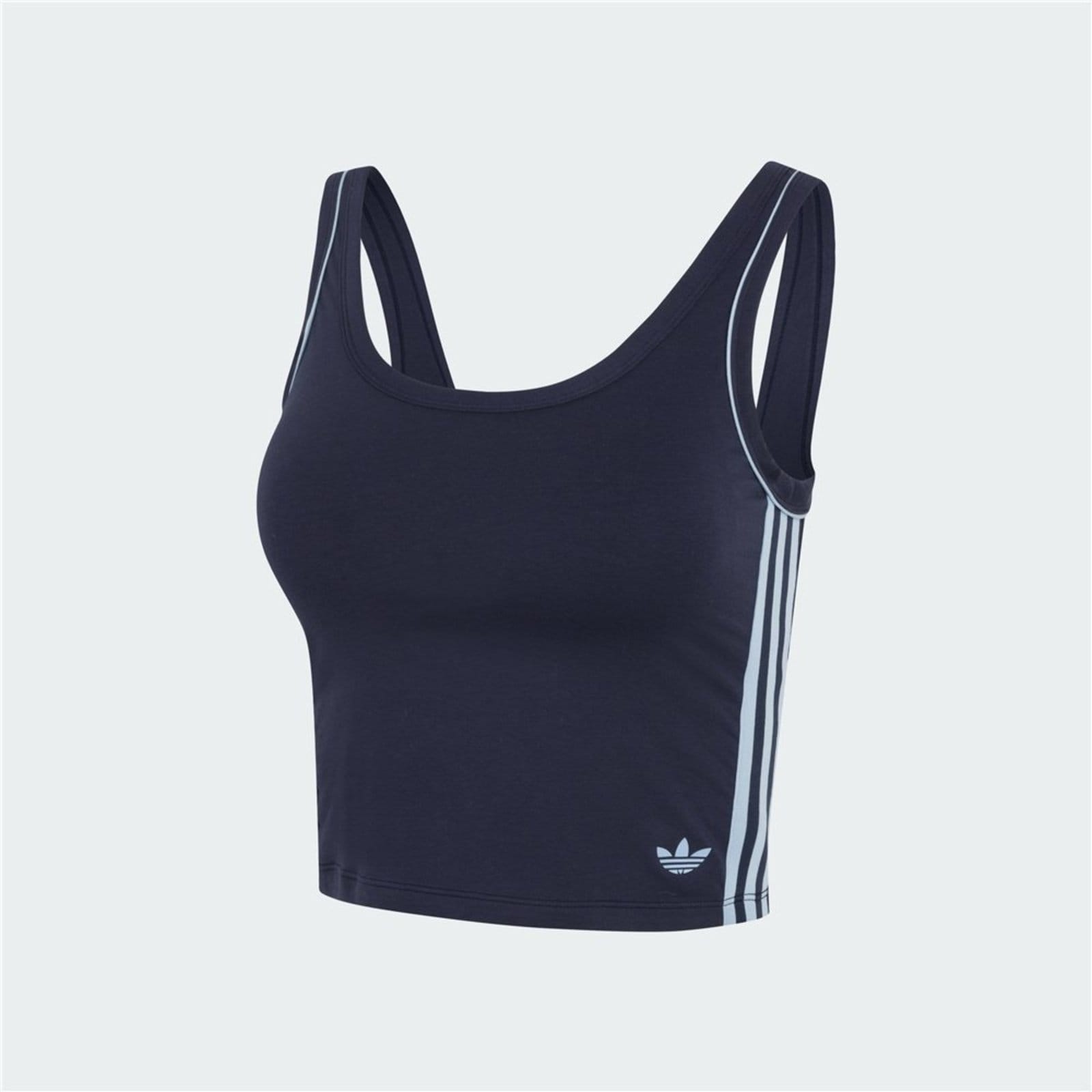 Vista principal Top Cropped adidas Adidas Underwear azul marinho