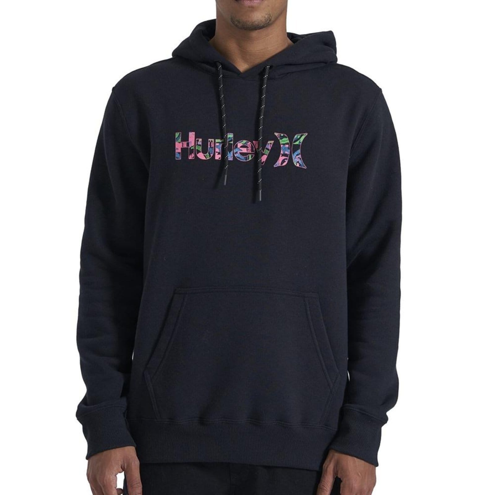 Vista principal Moletom Hurley Canguru O&O Surf Noise WT25 hurley preto