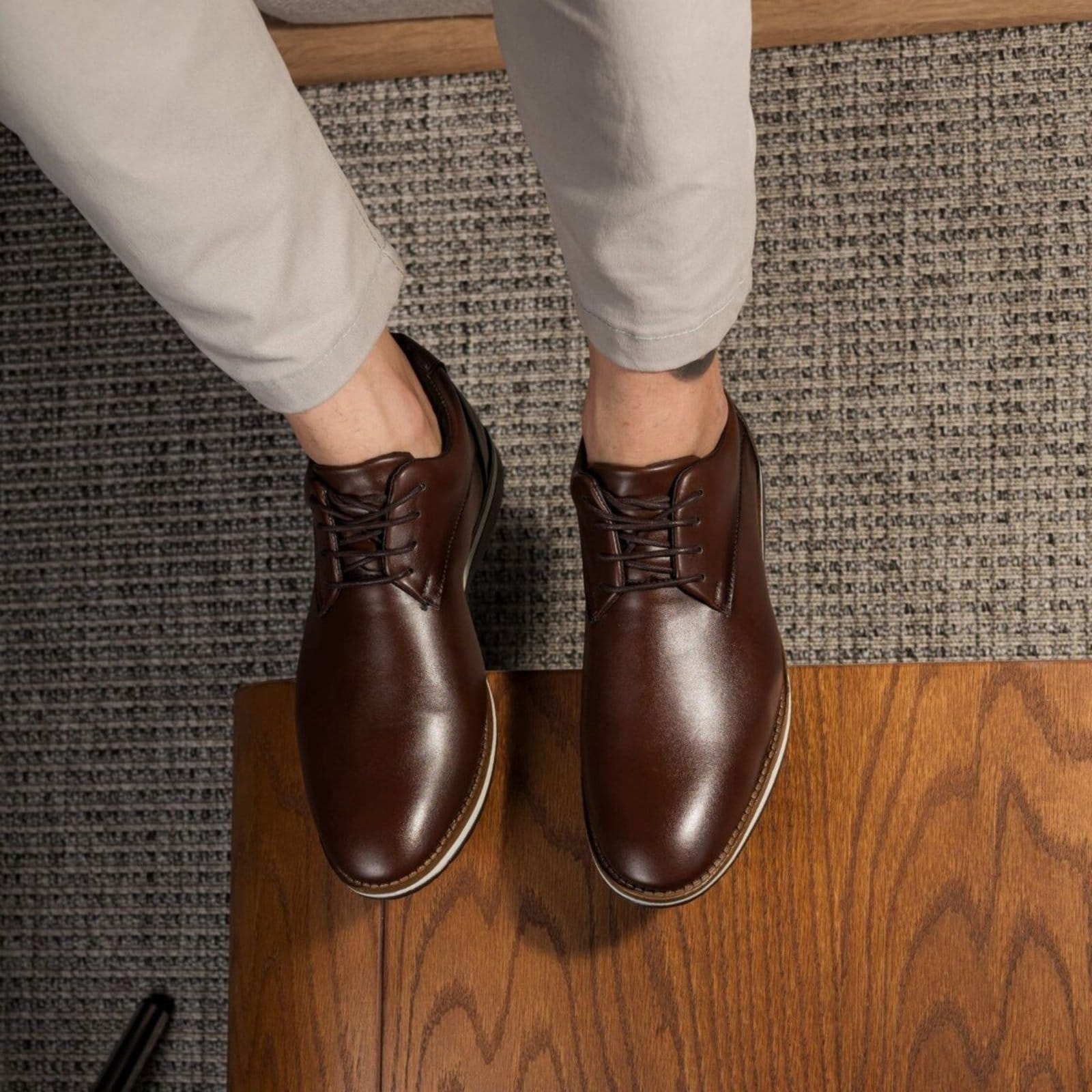 Sapato Oxford Masculino Liso Moderno Denver Sapato Masculino Social - 2