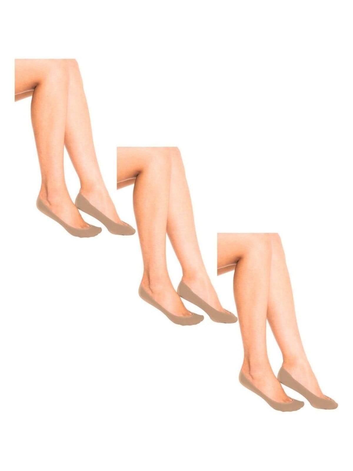 Kit 3 Pares de Sapatilhas Fio 70 Trifil 6136