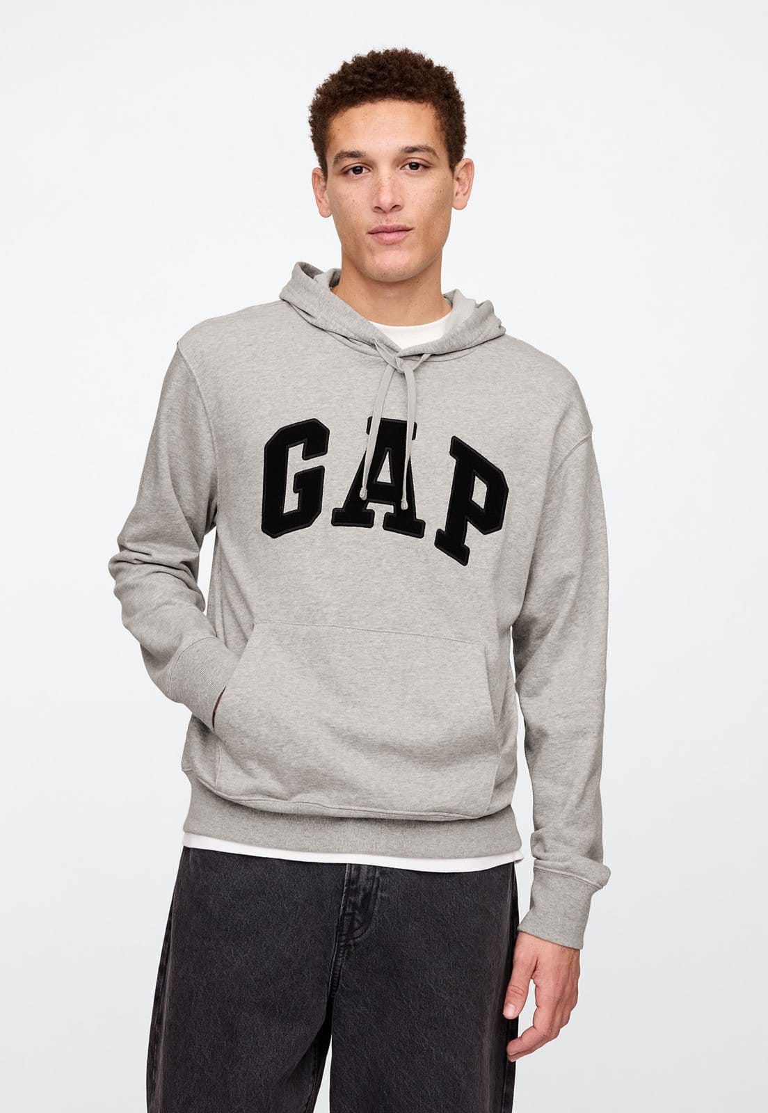 Blusa de Moletinho Fechada GAP com Capuz