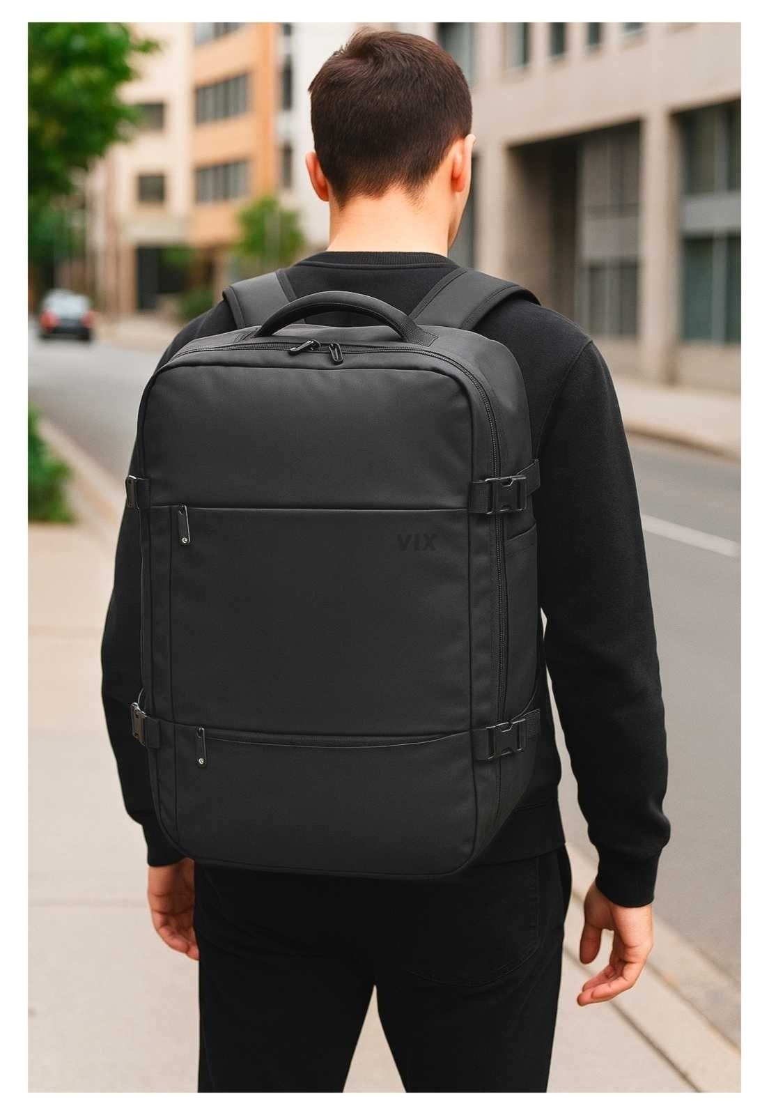 Vista 2 Mochila Mala Executiva Republic Vix 8735032 Republic Vix preto