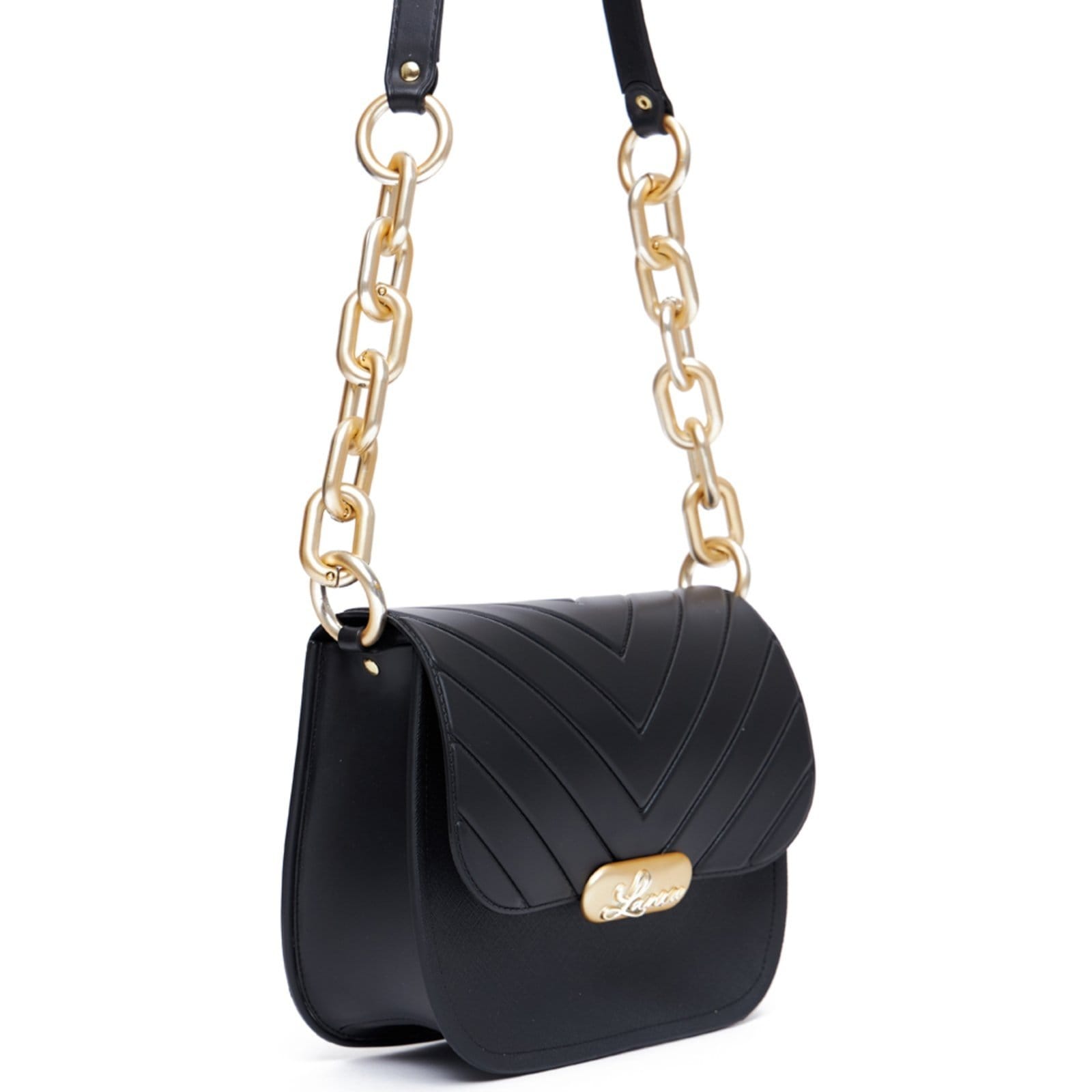 Vista principal Bolsa Crossbody Lança Perfume Inject In24 Feminino Lança Perfume preto