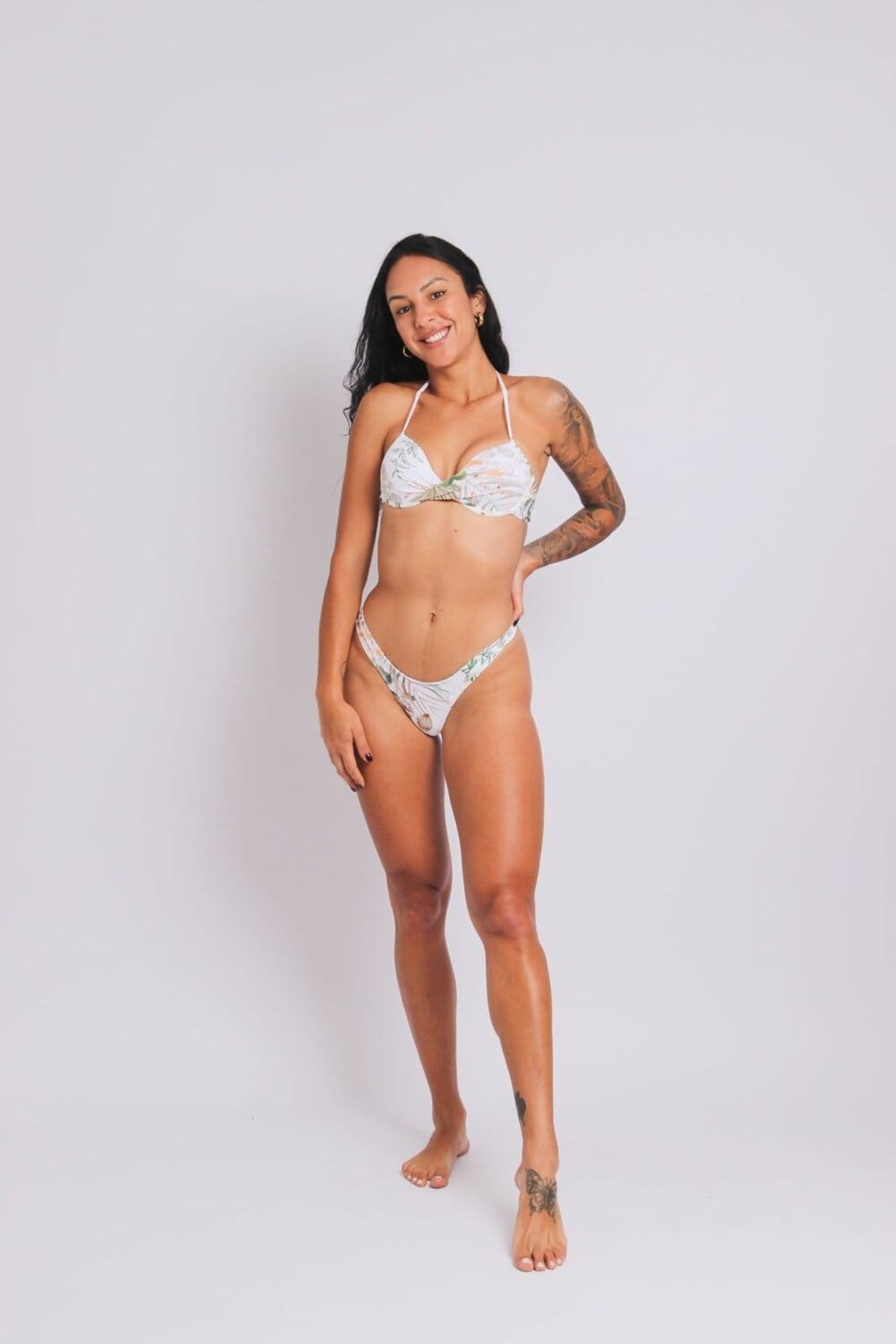 Vista 2 2401 - Calcinha de Biquíni Asa Delta Luxemburgo - Duna Casual DunaCasual estampado