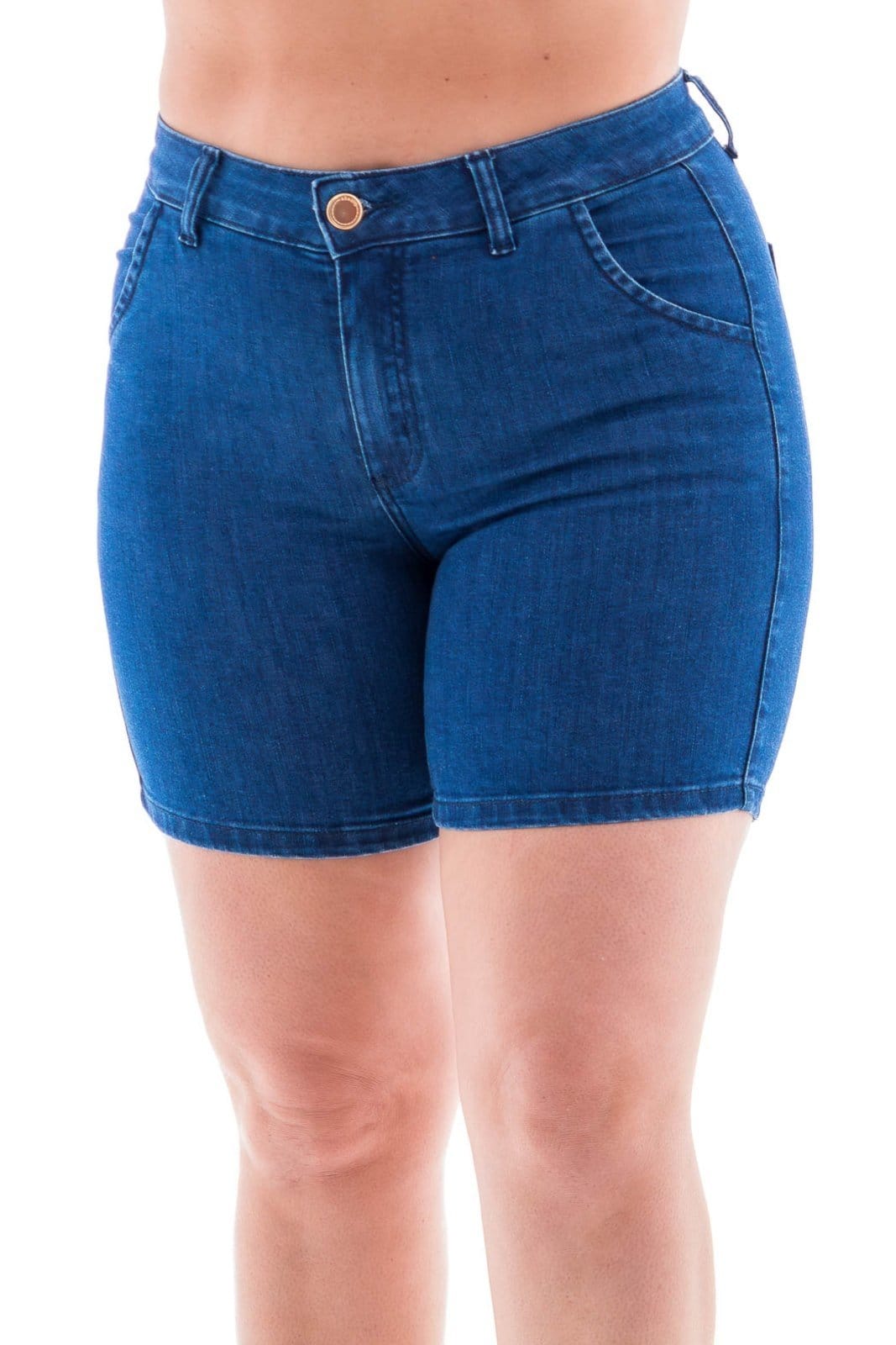 Bermuda Jeans Feminina Arauto Comfy Maxskin Duo