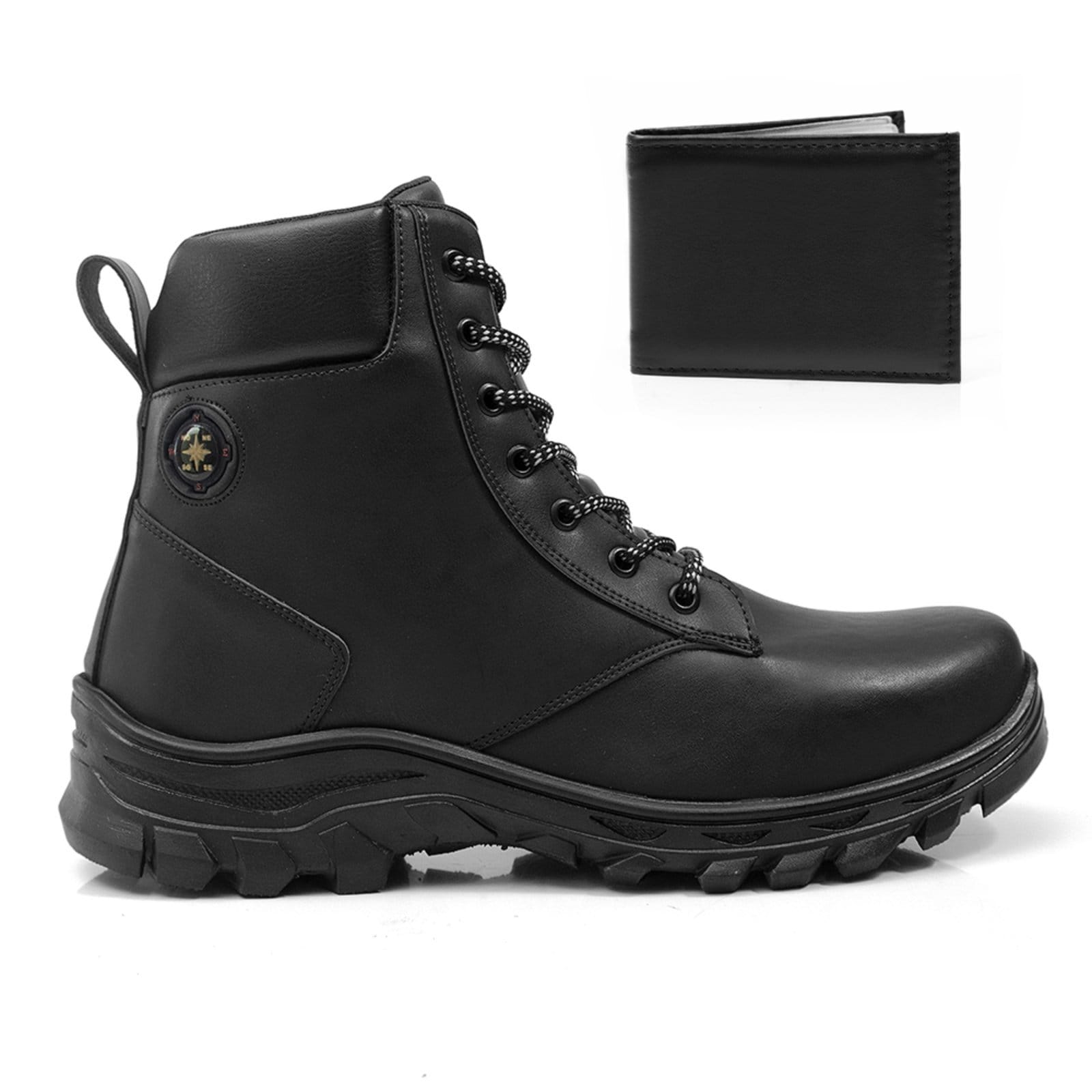 Bota Casual Épico Adventure Masculina Cadarço Conforto Com Carteira