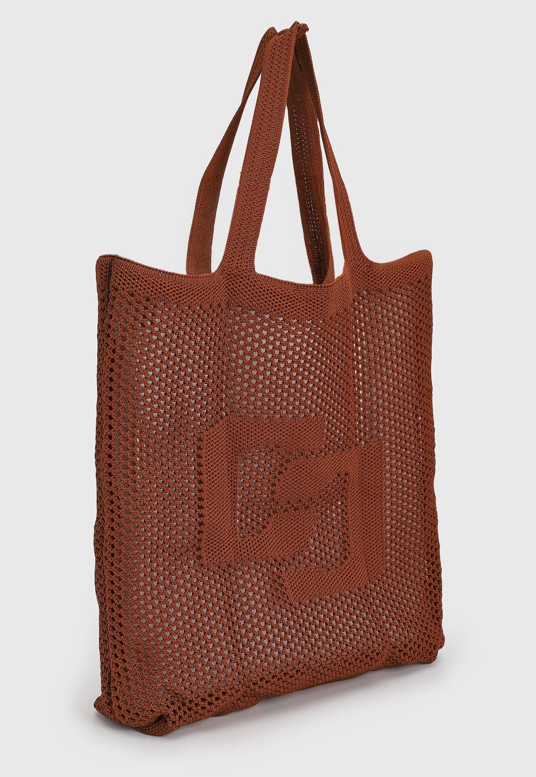 Vista 2 Bolsa Feminina Colcci Trama Vazado Colcci marrom