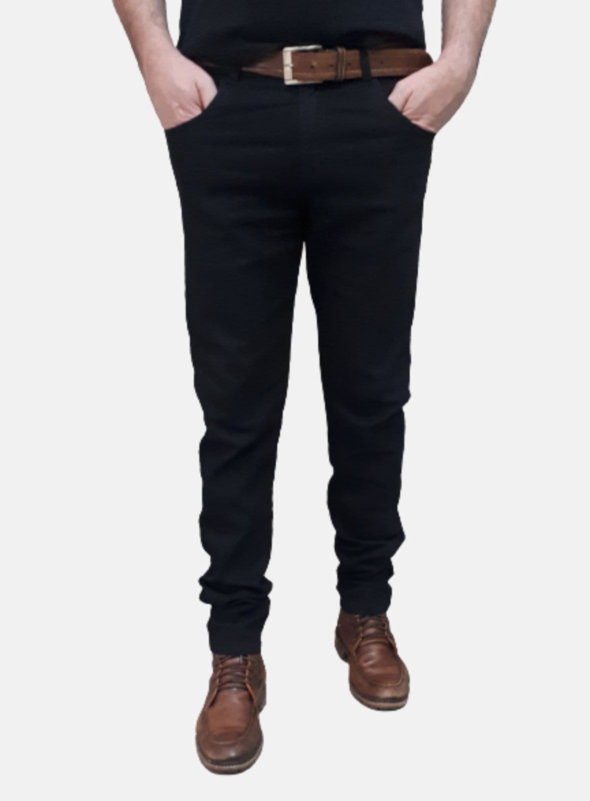 Calça Jeans Elastano Slim Total Black