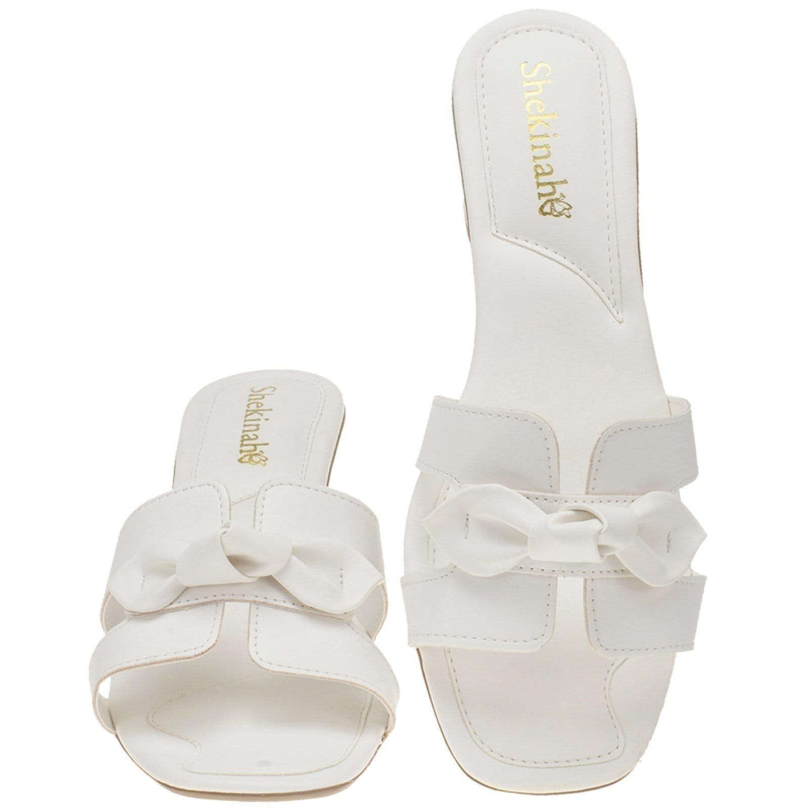 Sandália Feminina Salto Baixo Bloco Quadrado Confortável Shekinah Tamanco H Social Moda