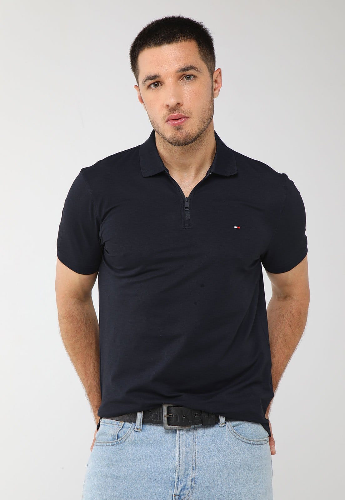 Camisa Polo Masculina Tommy Hilfiger Performance Piquet