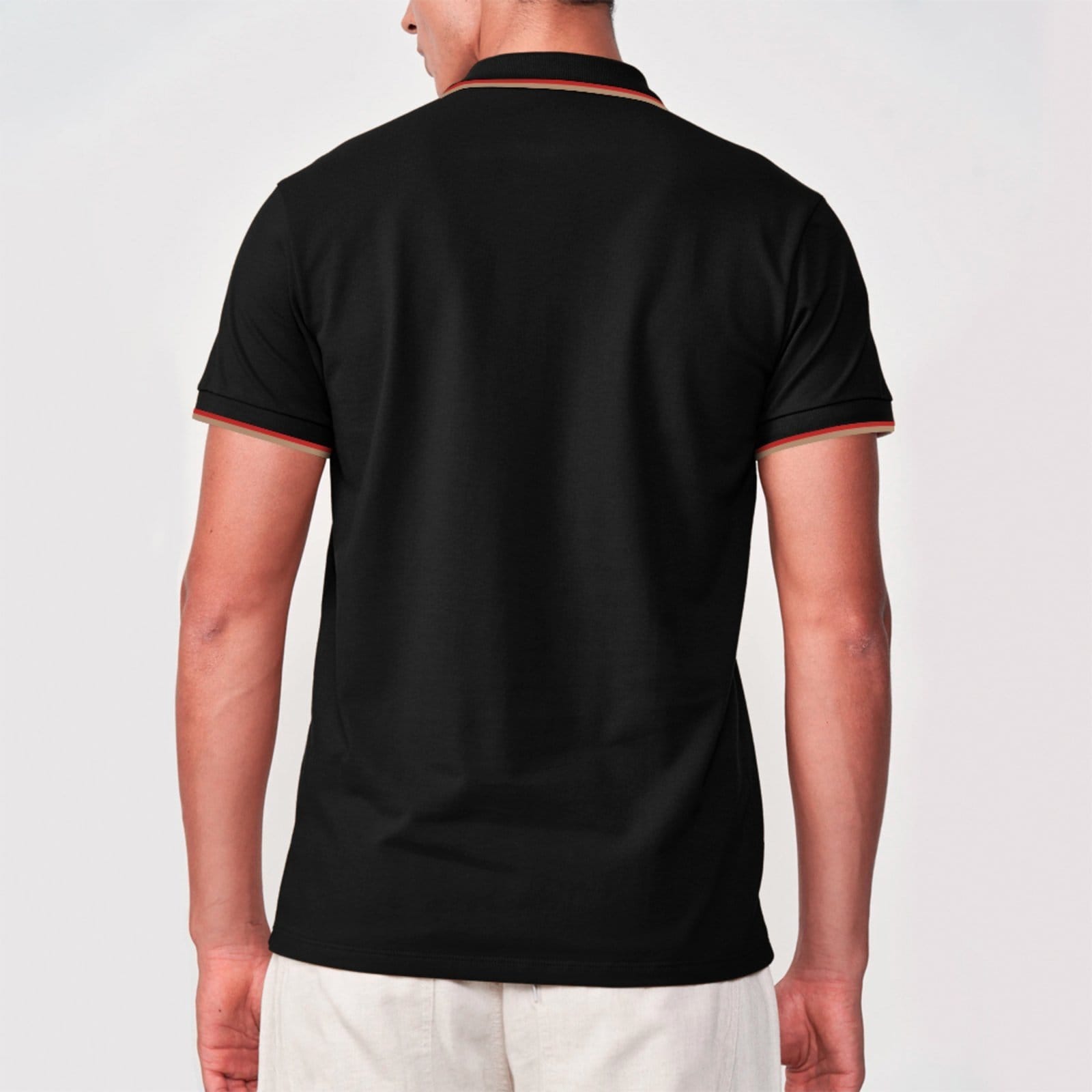 Vista 2 Camisa Polo Colcci Dual Line Ve26 Masculino Colcci preto