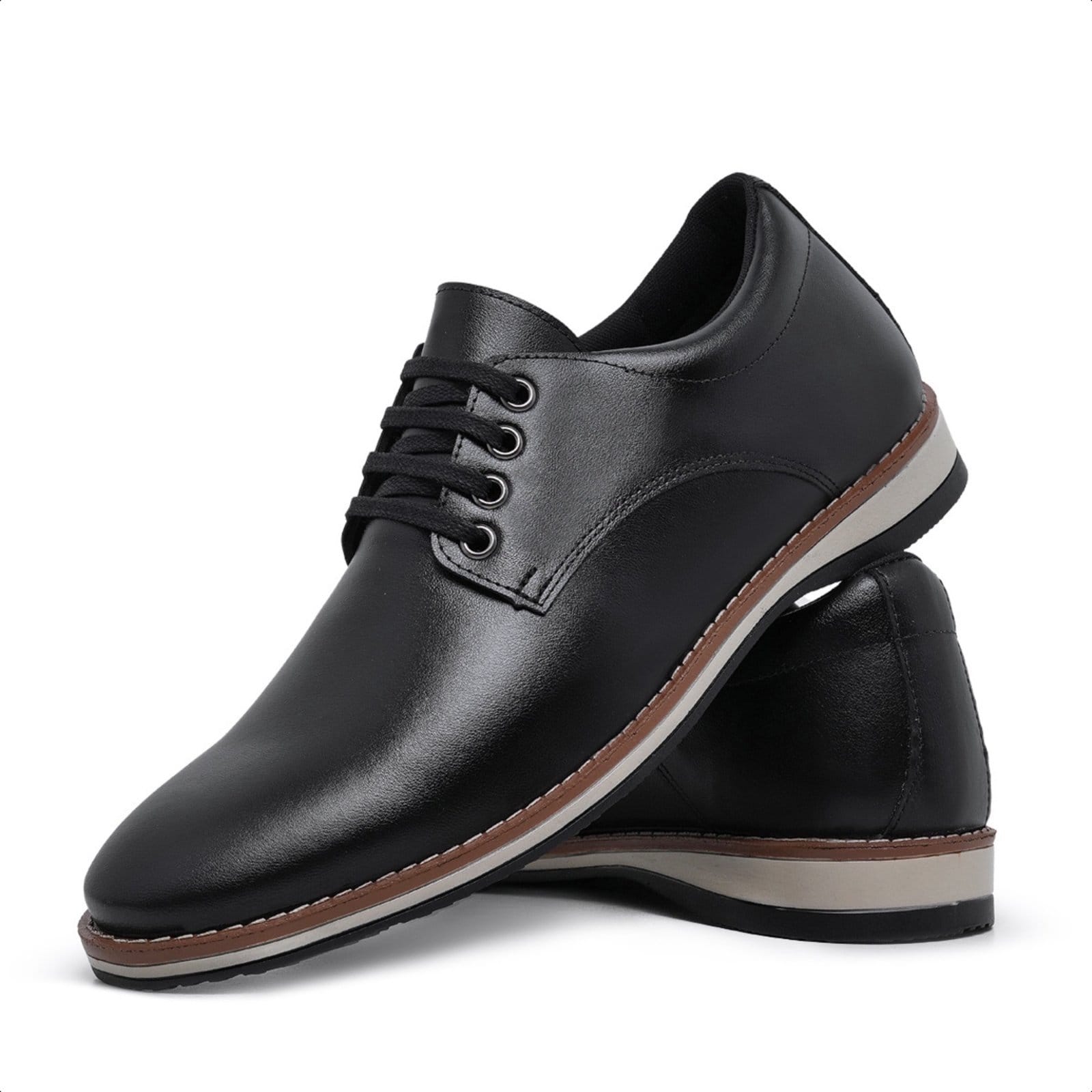 Sapato Social Casual Derby Masculino Elegante
