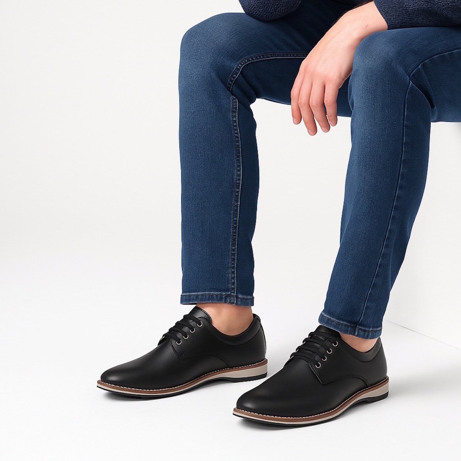 Sapato Social Casual Derby Masculino Elegante - 2