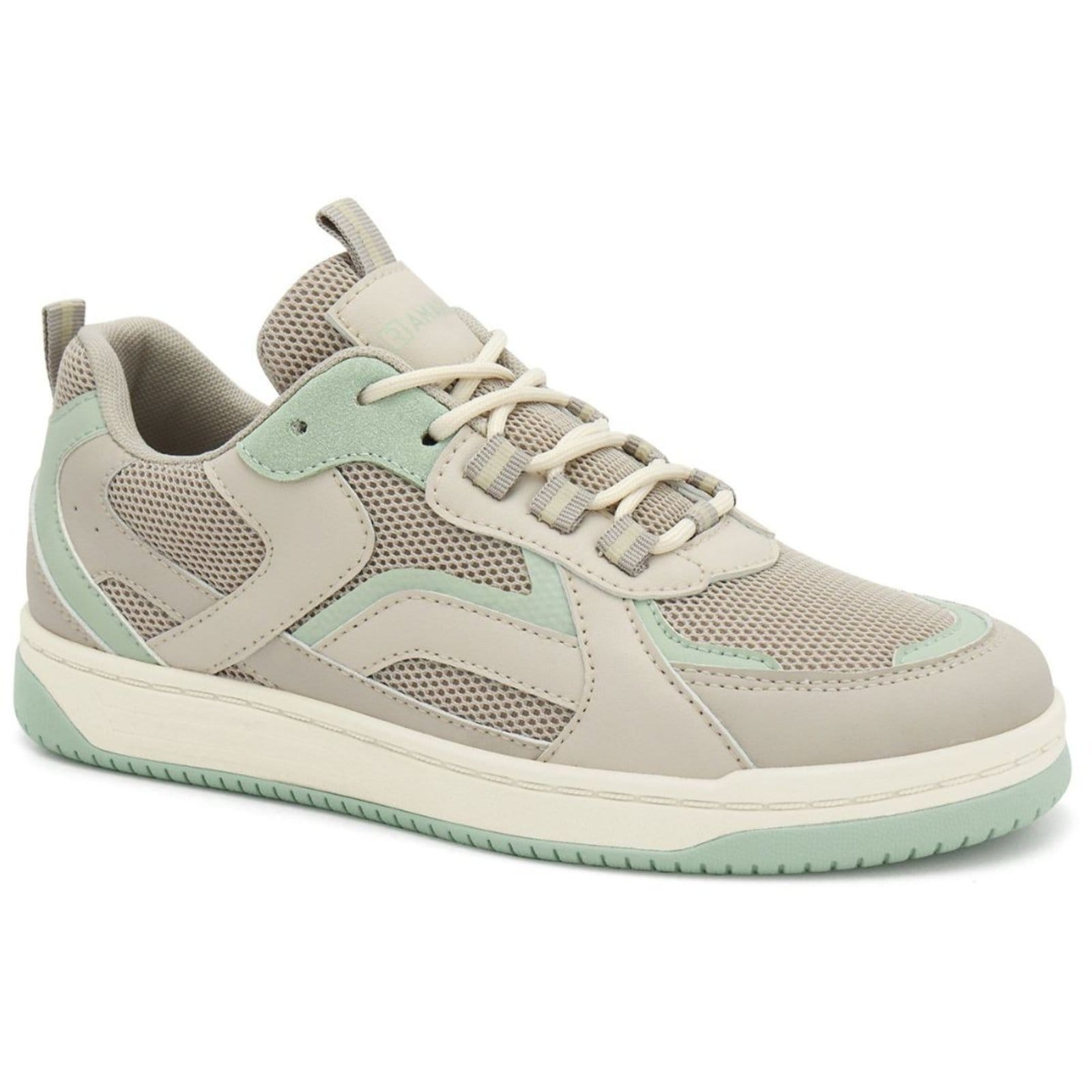 Vista principal Tênis Feminino Sola Alta Natural Pistache Ramarim 2563132-2 RAMARIM bege natural