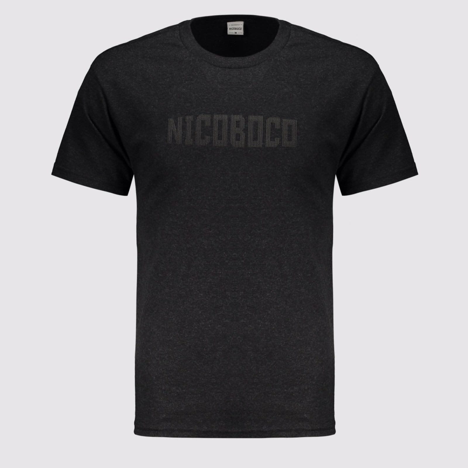 Camiseta Nicoboco Basica Charged Preta