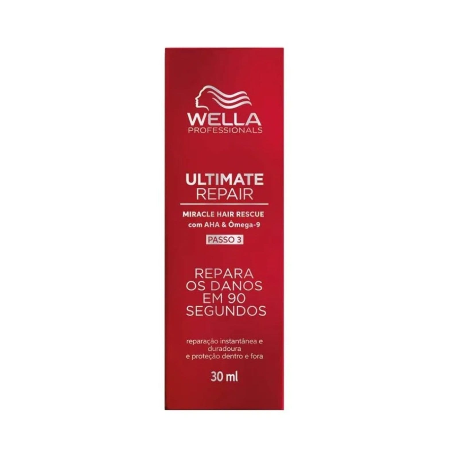 Vista 2 Wella Professionals Ultimate Repair Miracle Hair Rescue Leave-In Wella vermelho