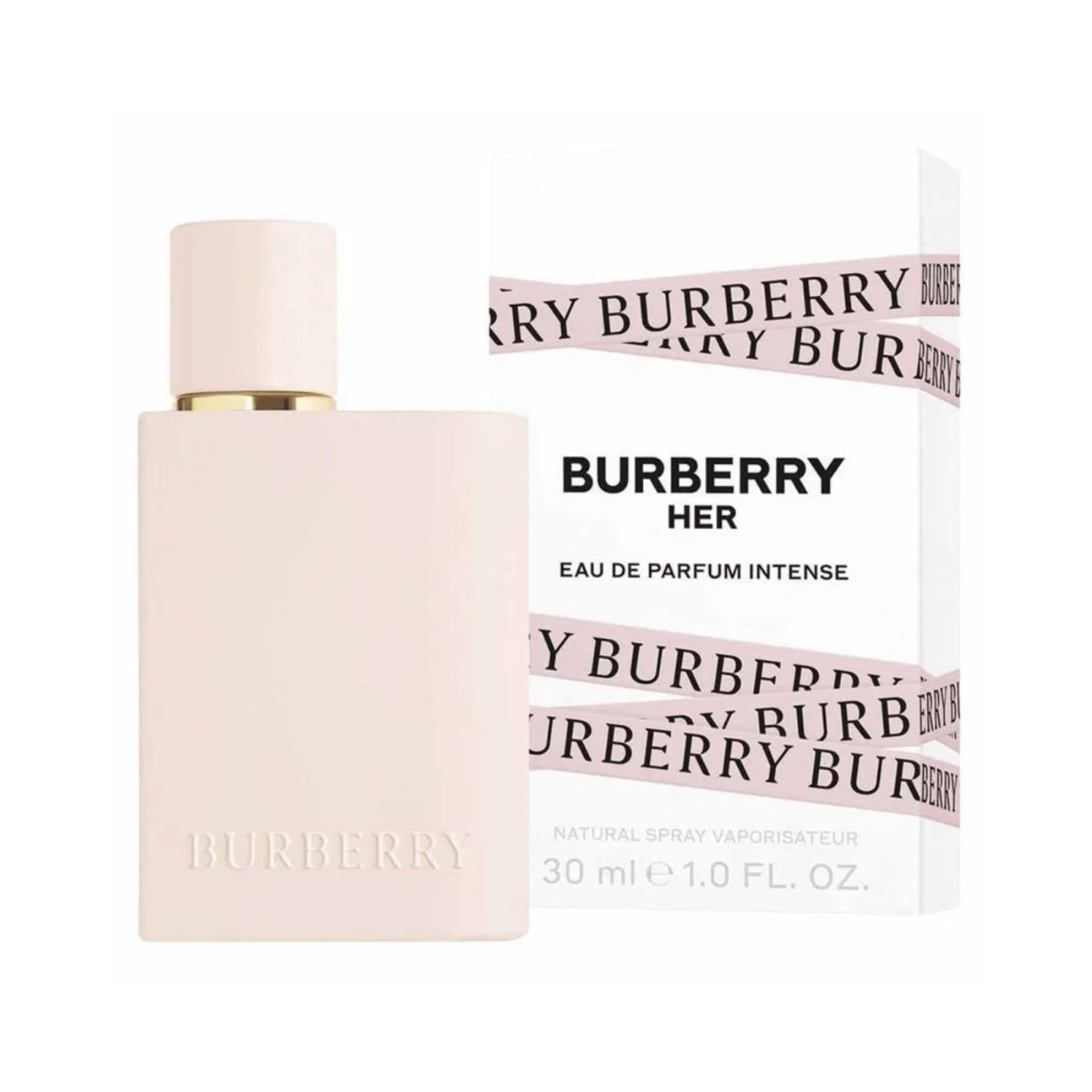 Vista 2 Burberry Her Intense Eau de Parfum - Perfume Feminino Burberry branco/rosa