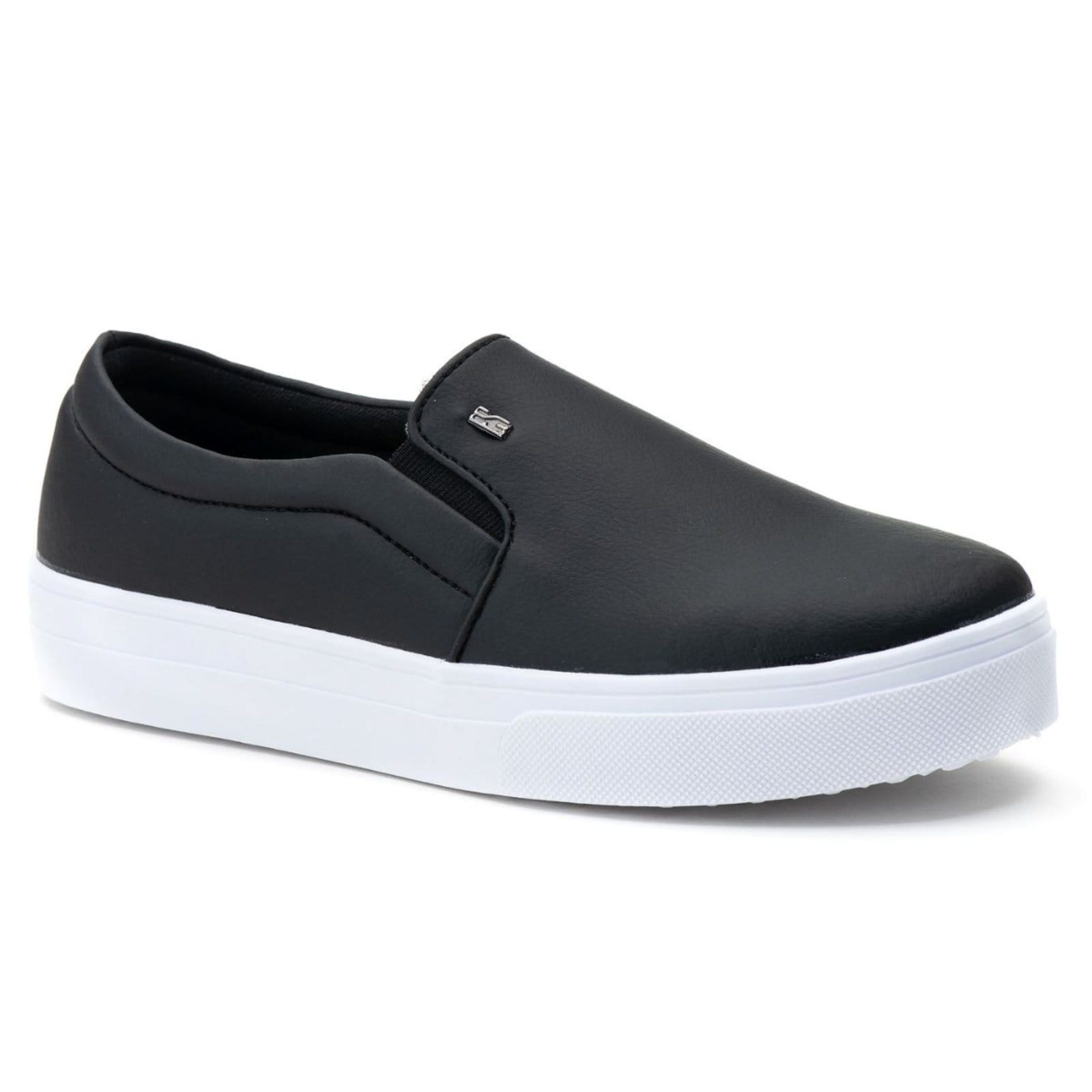 Slip On Feminino Iate Casual Estilo Shoes Calce Fácil