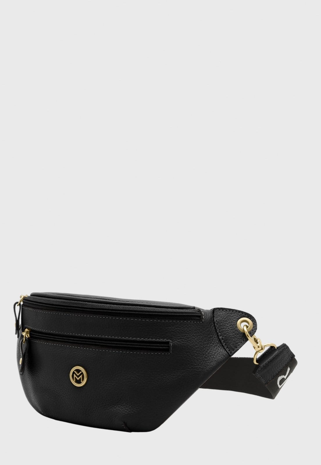 Pochete Couro Mariart Dani Preta