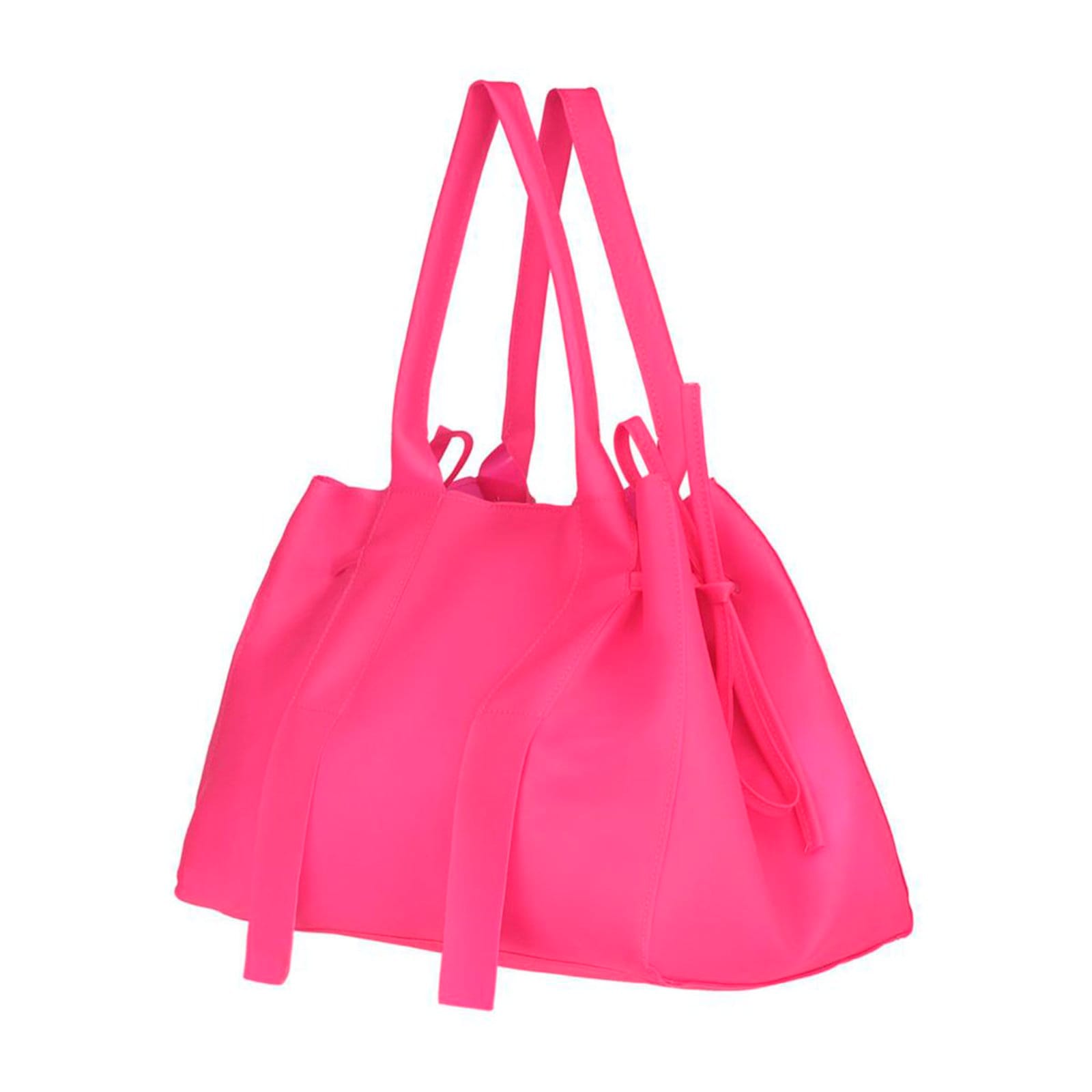 Vista 2 Bolsa Feminina de Praia Silicone Impermeavel Com Necessarie Rosa Lavini Shoes pink/rosa rosa