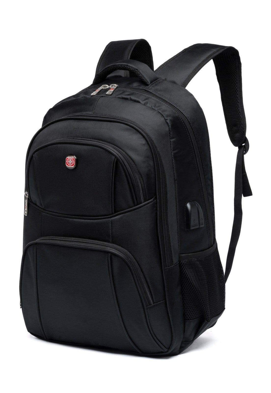 Vista 2 Mochila Bolsa Executiva Masculina Notebook Reforçada Slim Crossgear preto