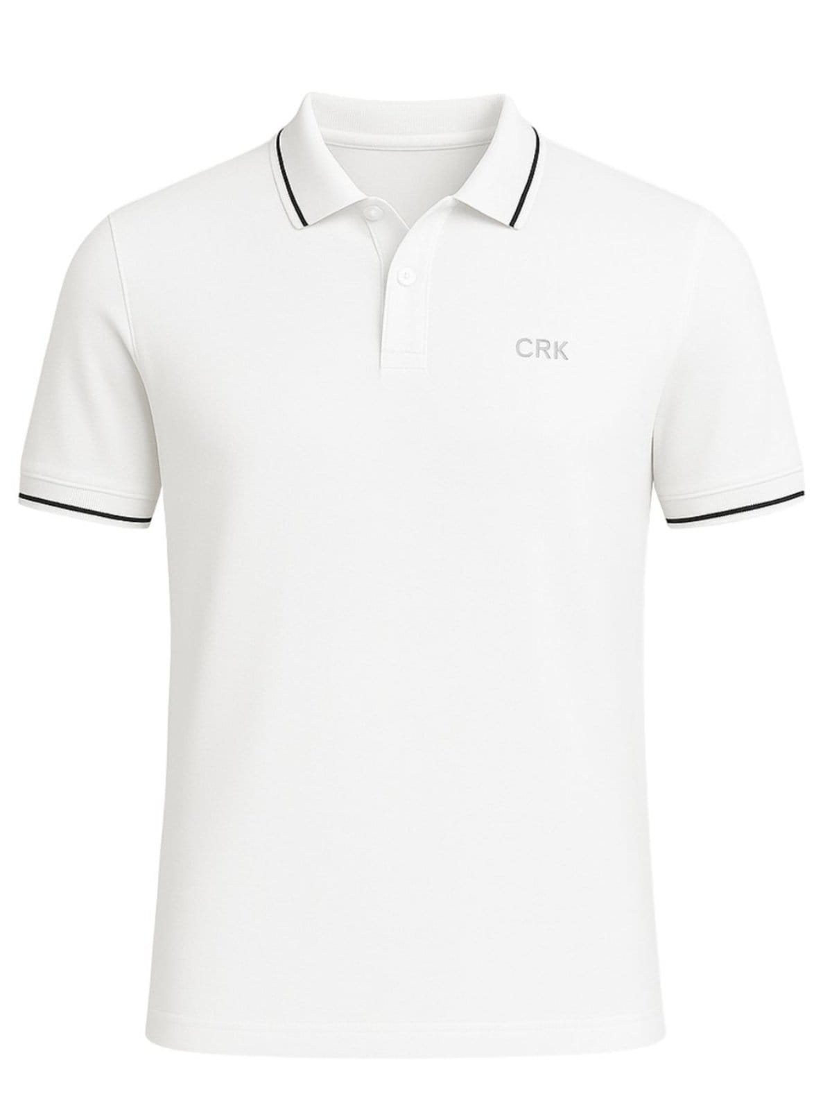 Vista principal Camisa Masculina Gola Polo Masculina Básica Crocker - 50727 Crocker branco