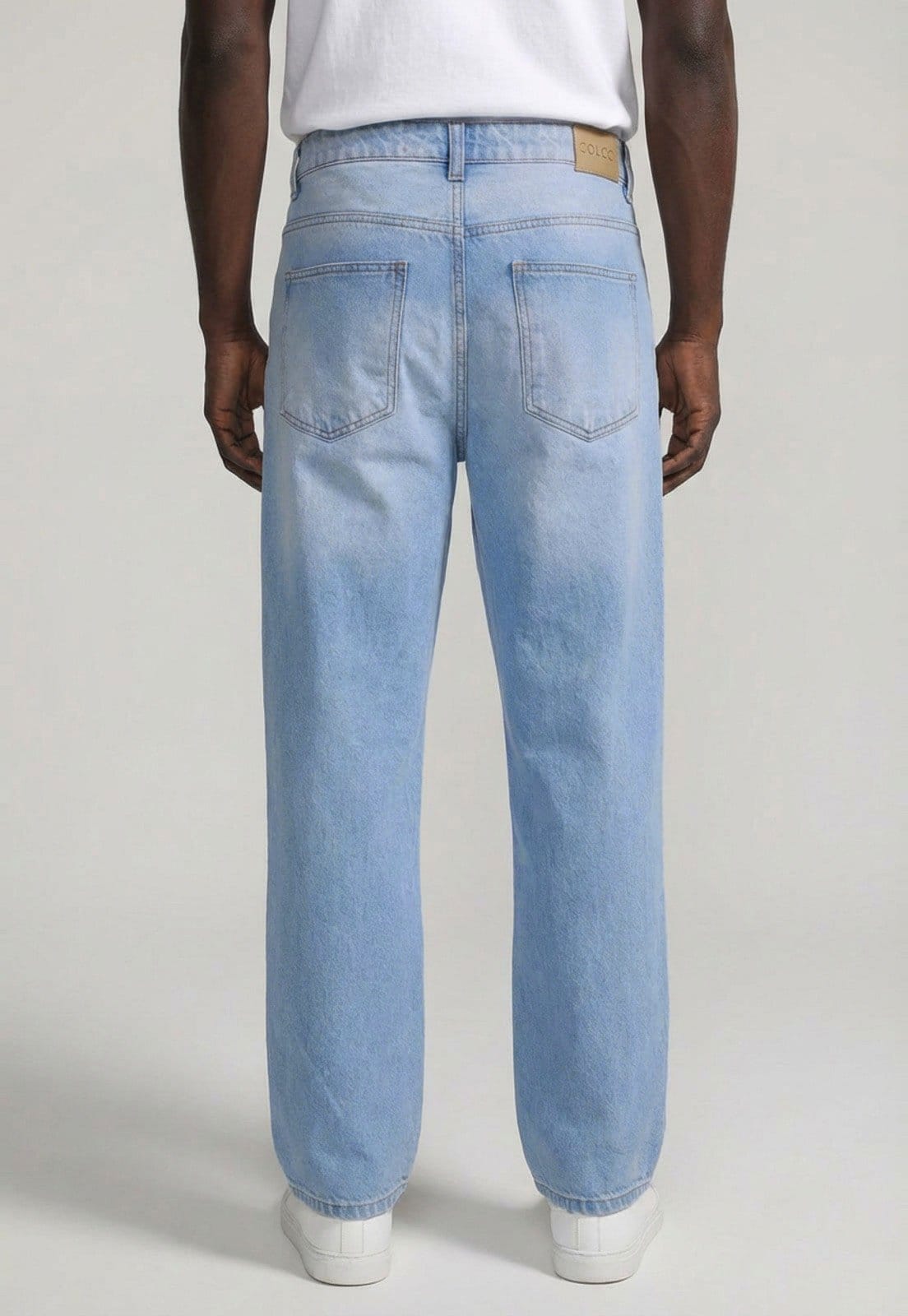 Vista 2 Calça Masculina Colcci Reta Claro Colcci azul