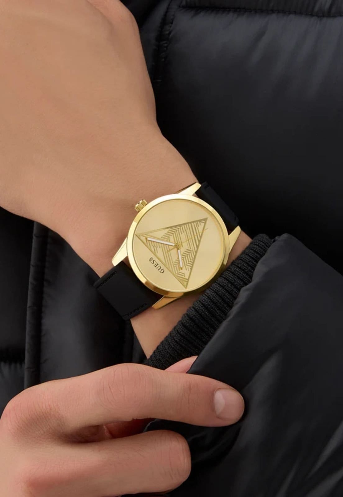 Relógio Guess Redondo Silicone Logo - 2