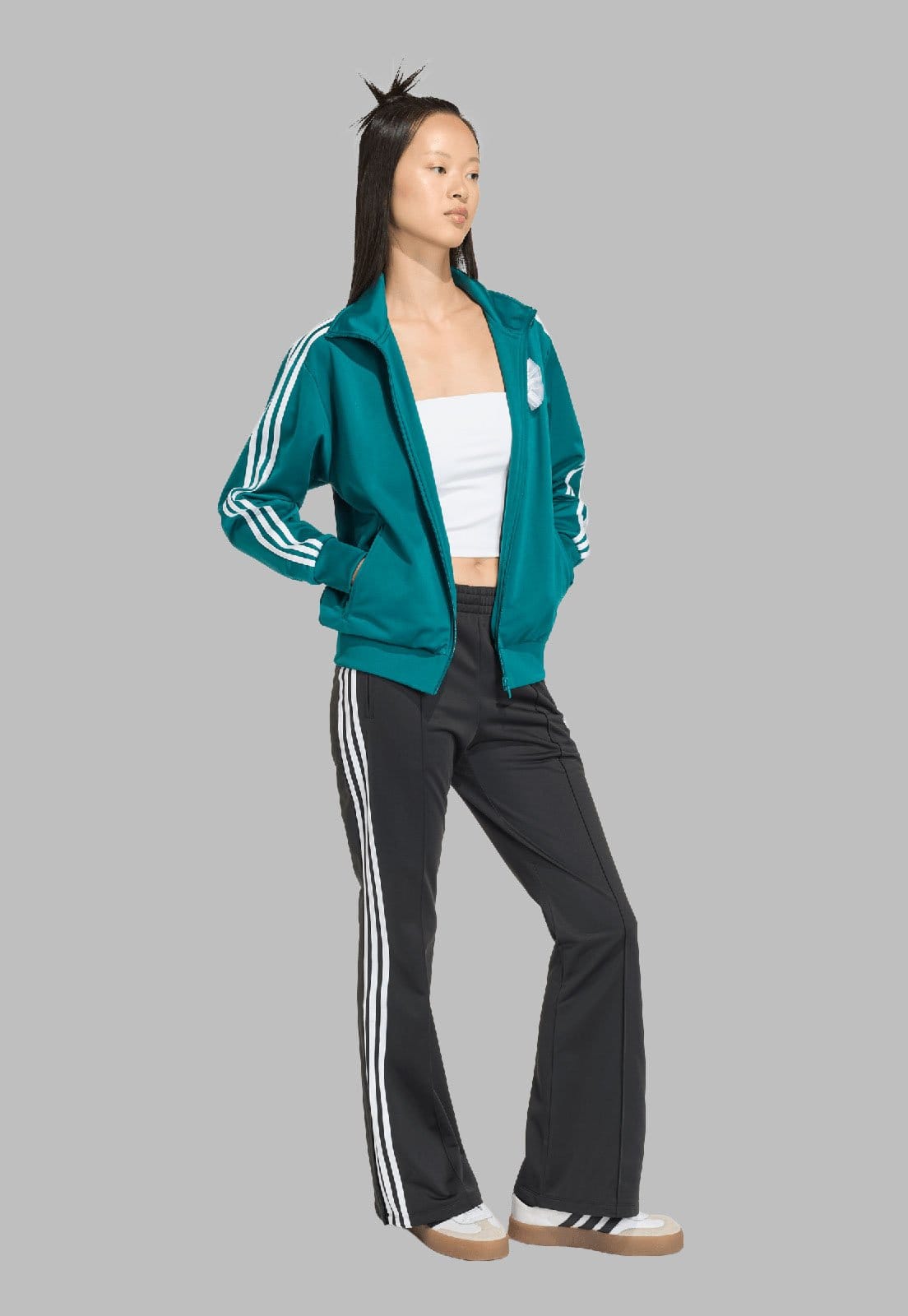 Vista 2 Calça Feminina adidas Originals BB FB Preta adidas Originals preto