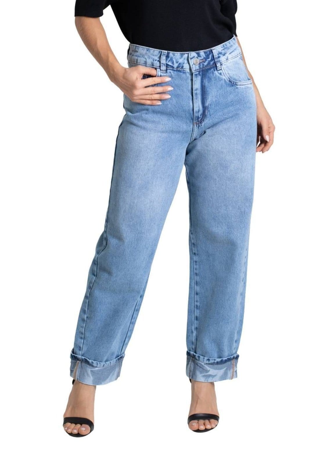 Calça Jeans Sawary Barrel - 280048
