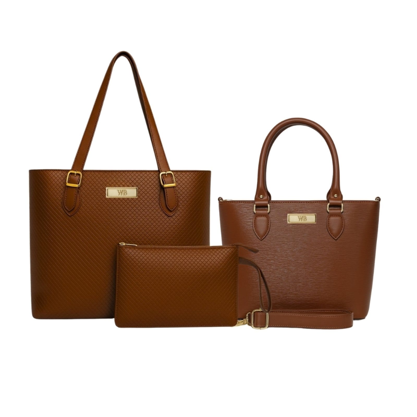 Vista 2 Bolsa Shopping Com Alça De Ombro Amplo Espaço Interno Nécessaire WILLIBAGS preto