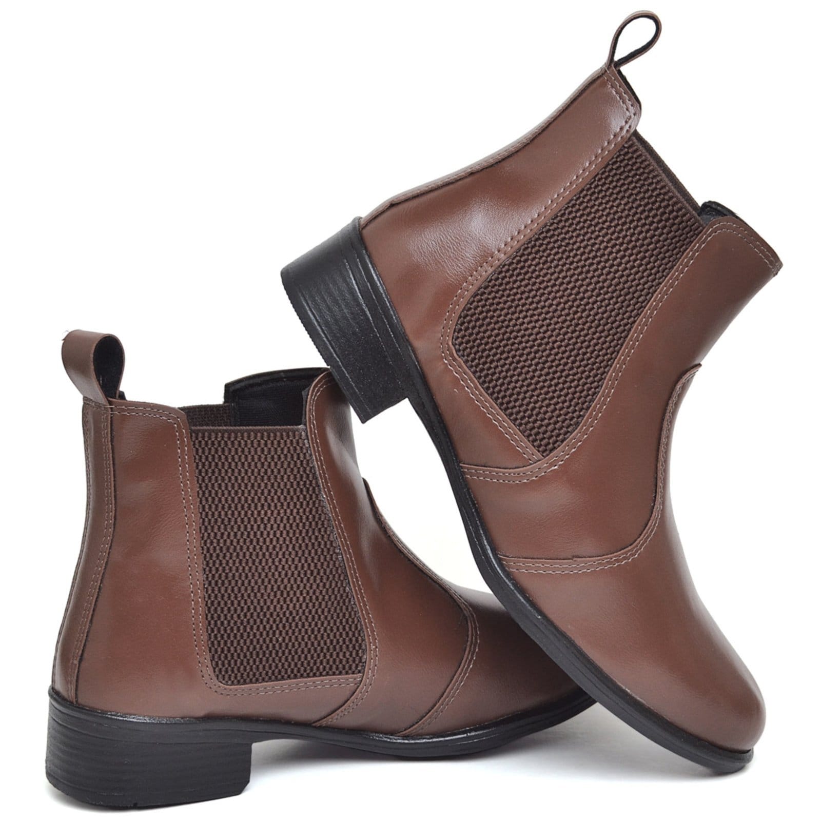 Vista 2 Bota Feminina Casual Cano Médio Polo Blu em Sintético Estilosa Leve Marrom do ao 40 Polo Blu marrom blu