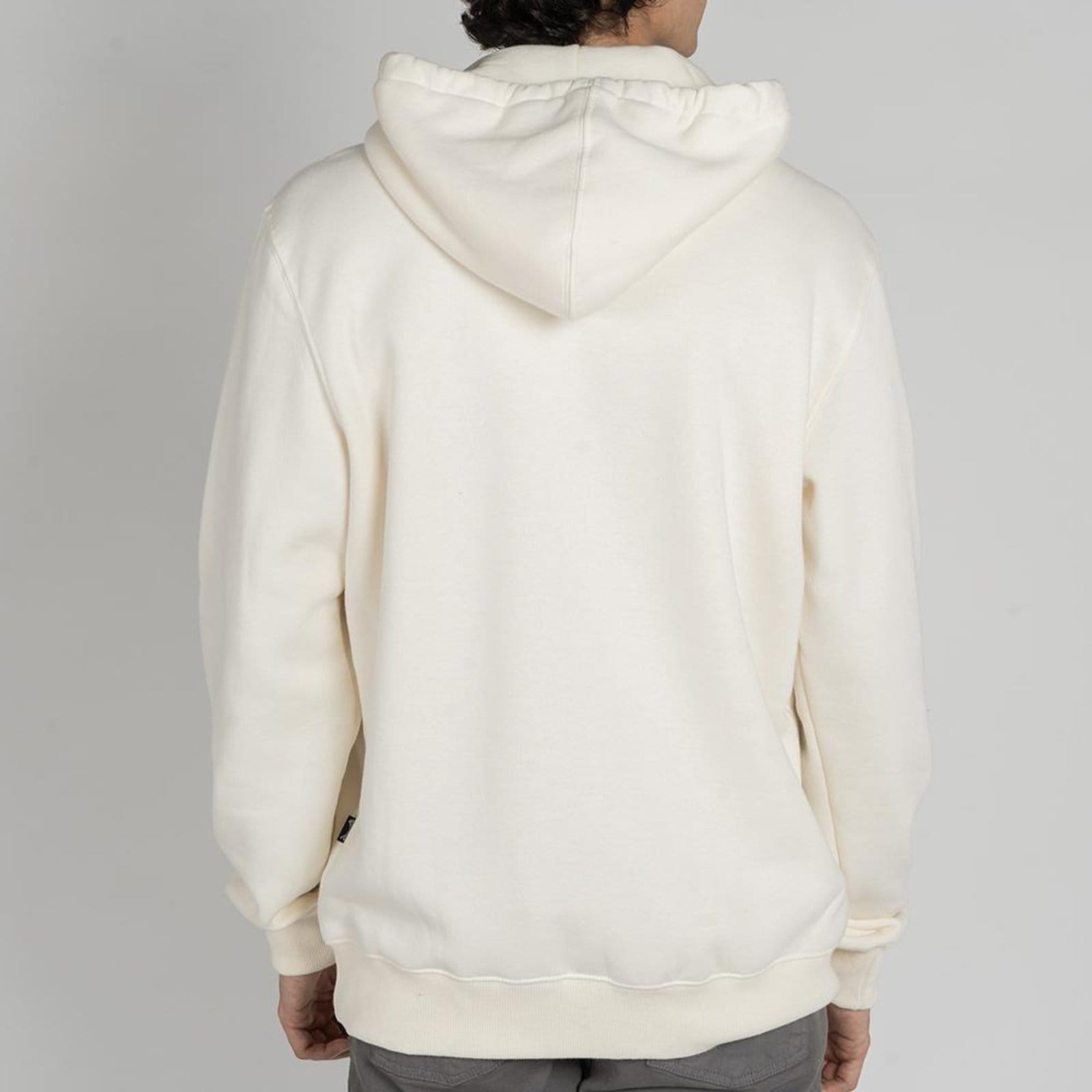 Vista 2 Moletom Billabong Canguru Small Arch Patch WT25 Off White Billabong off-white white