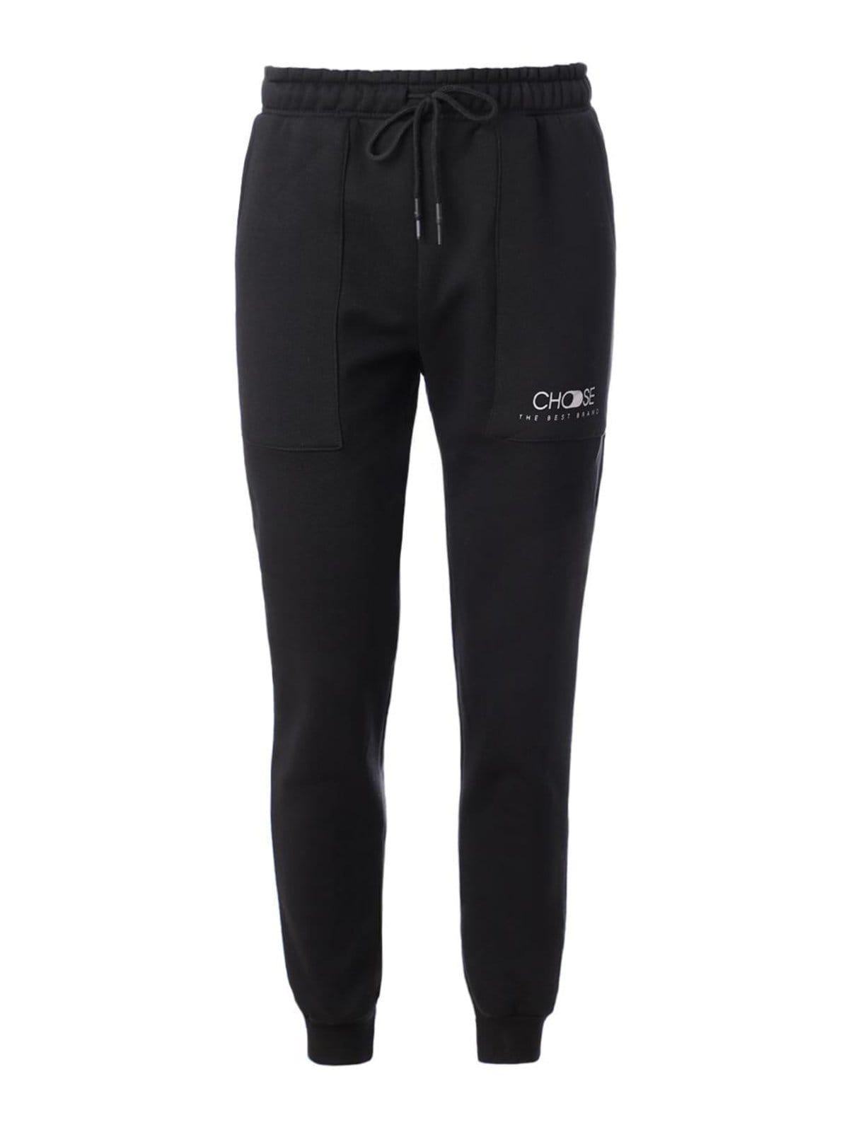 Vista principal Calça Moletom Jogger Masculina Vels preto