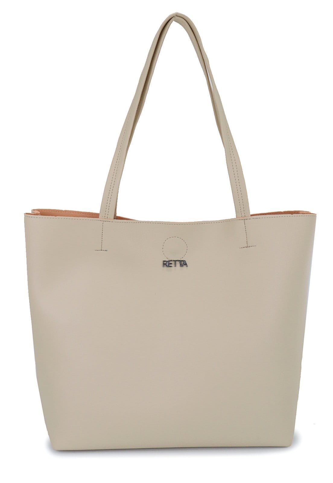 Bolsa Sacola Feminina Dia a Dia de Ombro Tira Colo Retta Oficial Marfim - 2