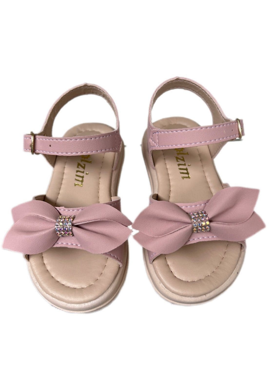 Vista 2 Infantil - Sandalia menina Gaspea com laço para meninas Solzim SOLZIM CALÇADOS nude