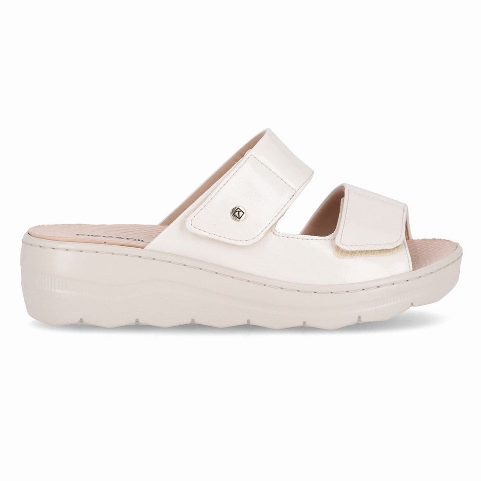 Tamanco Spa Anabela Médio Off White