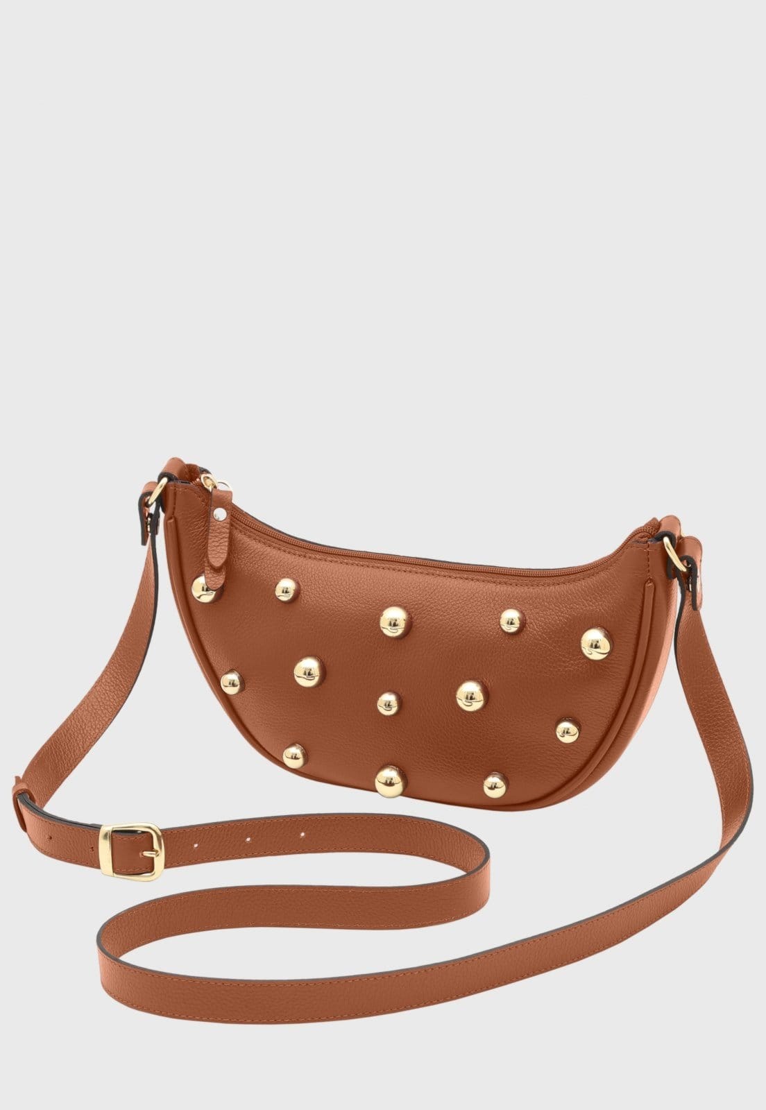 Bolsa Shoulder Couro Mariart Pequi Camel