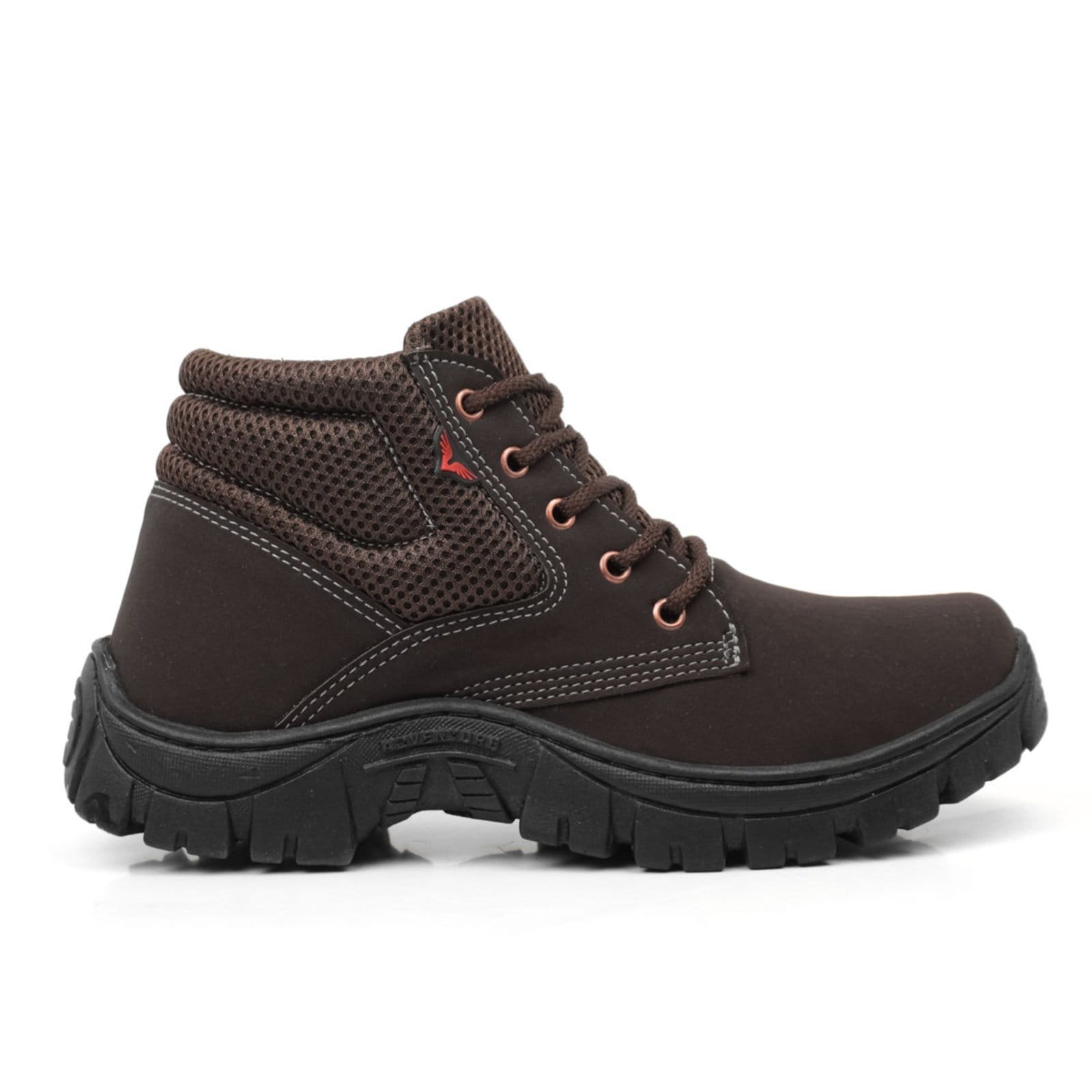 Vista 2 Bota Masculina Adventure Super Conforto Sintético ZAFREM marrom