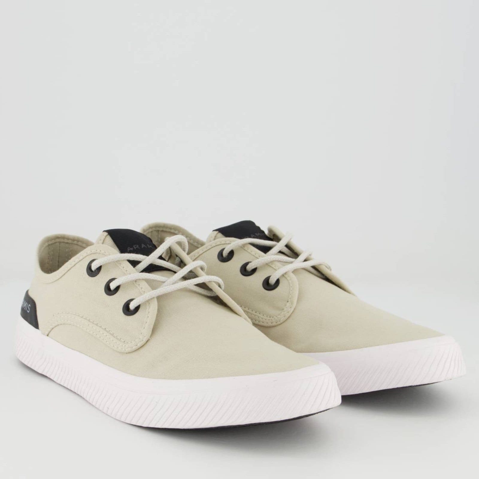 Vista 2 Tênis Aramis Daily Dock Canvas Areia Aramis bege